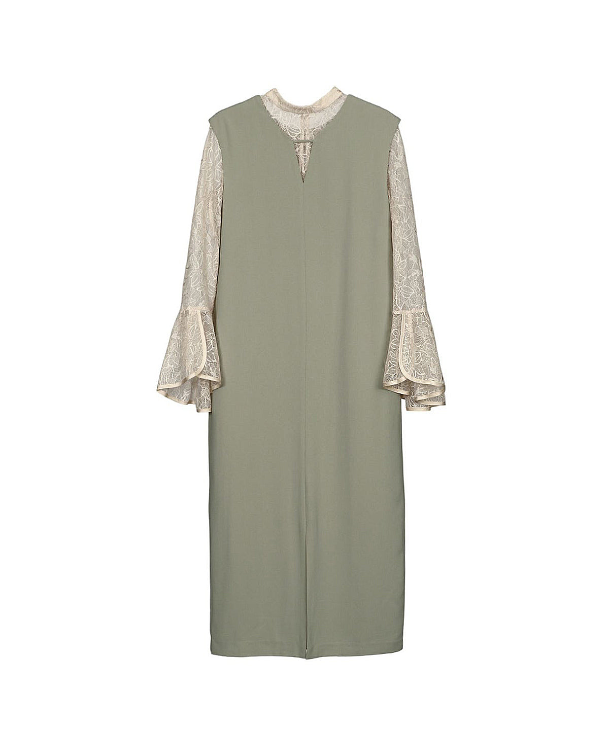 BELL SLEEVE SLIT DRESS