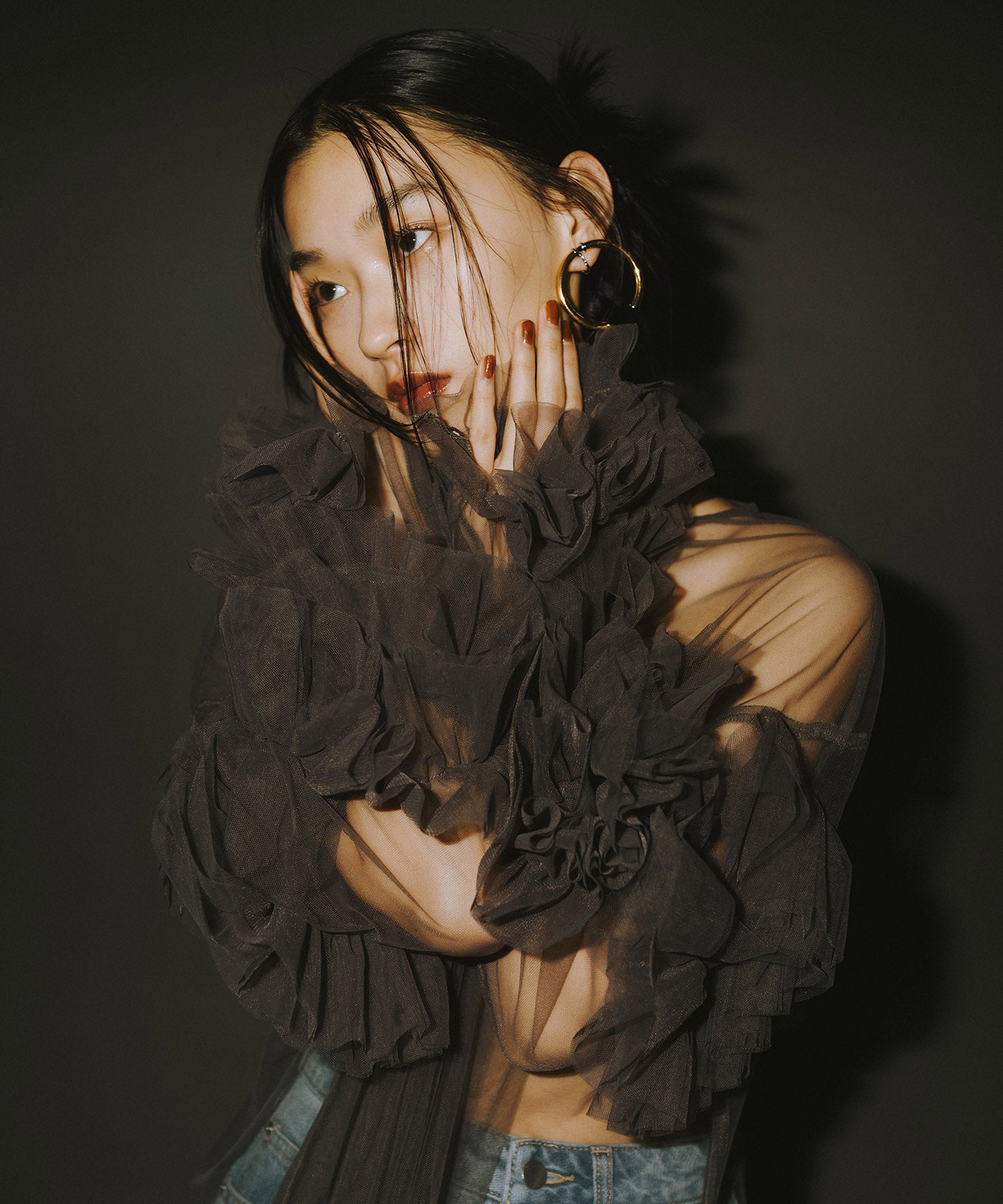 DECORATIVE TULLE TOPS