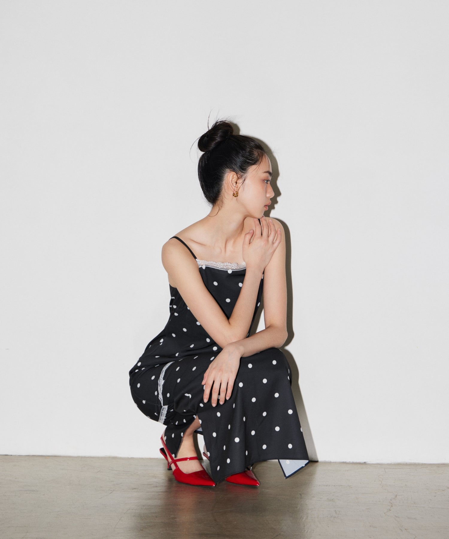 【POPUP】DOT LAYERED DRESS