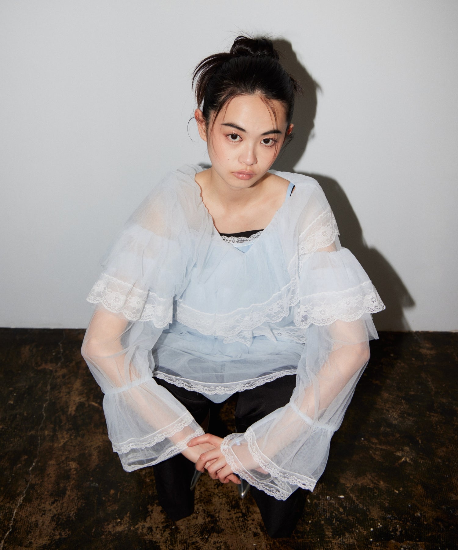 RUFFLE TULLE TOPS & MINI DRESS