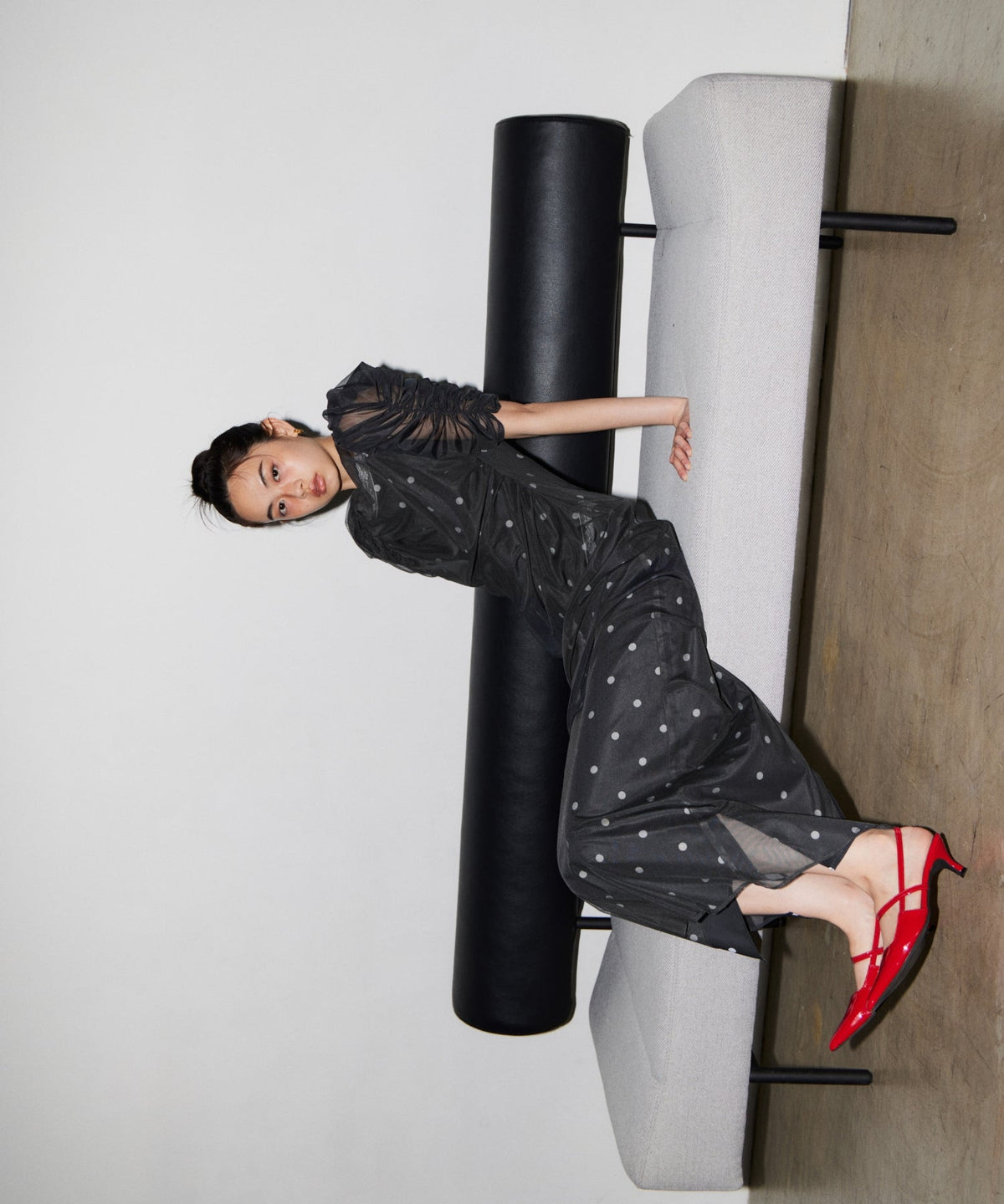 【POPUP】DOT LAYERED DRESS