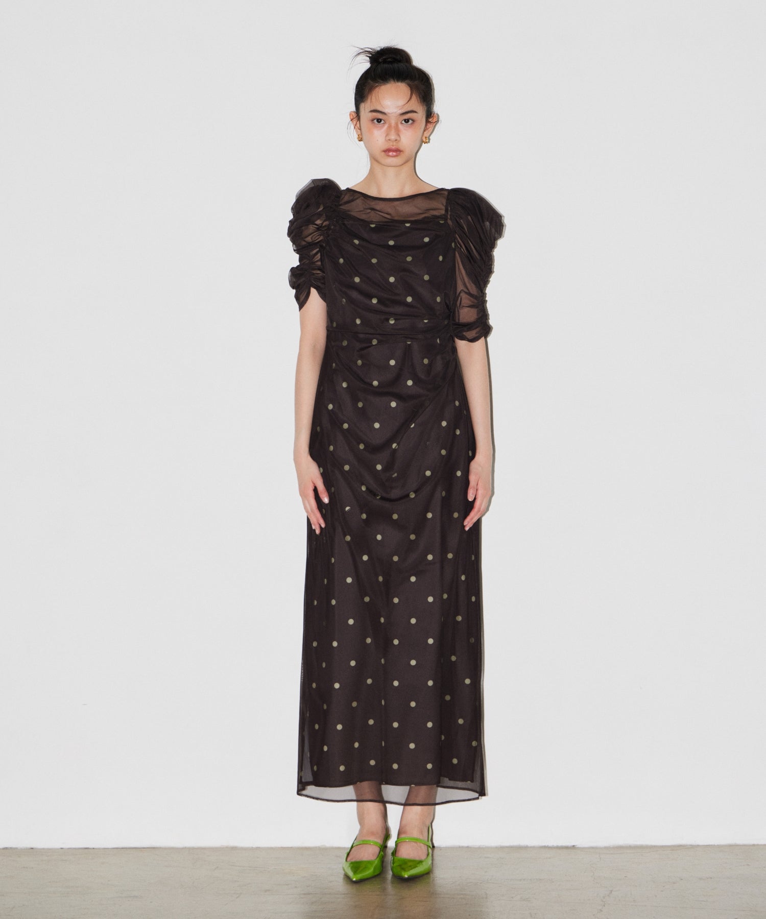 【POPUP】DOT LAYERED DRESS