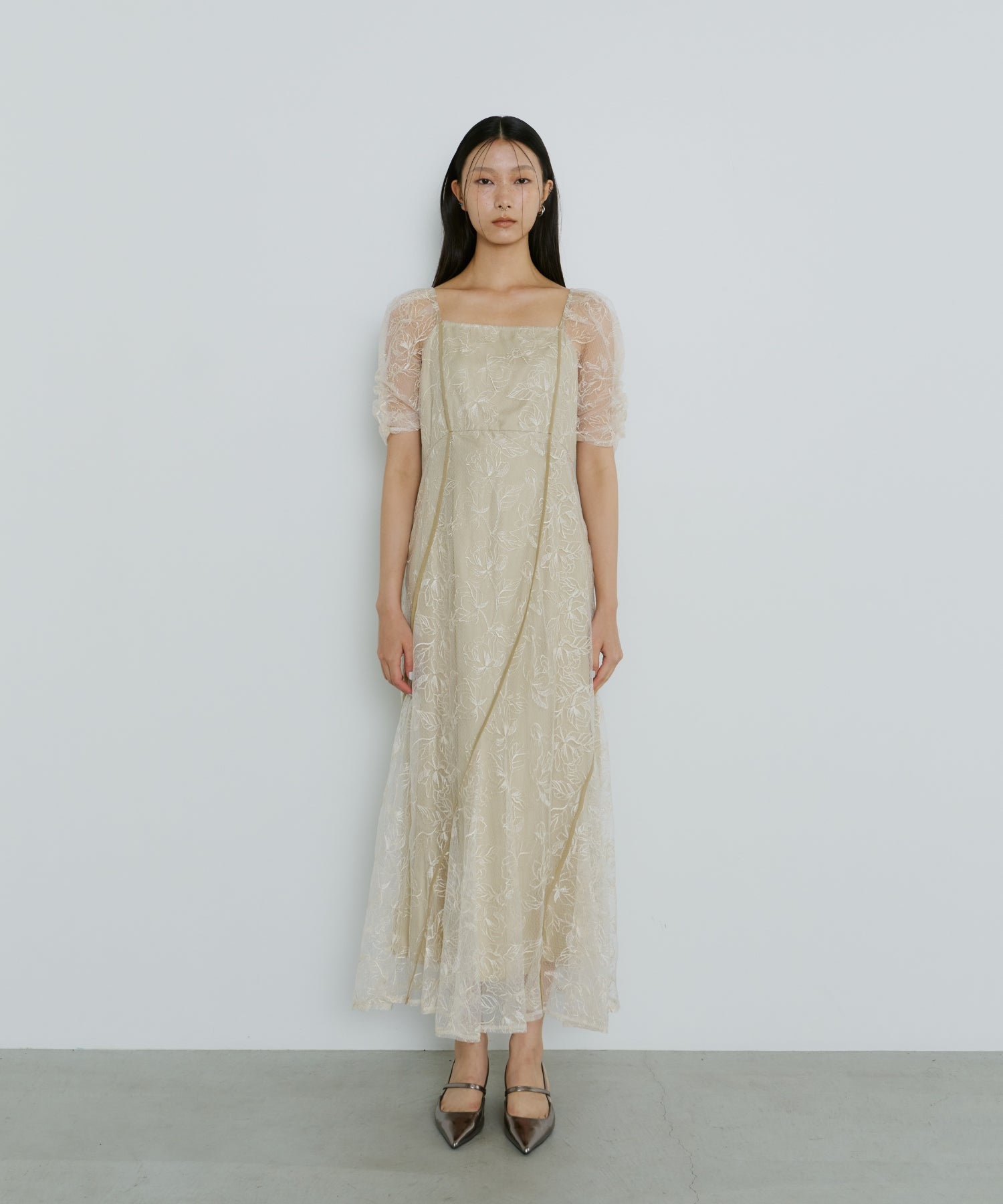 WAVE PIPING FRARE DRESS