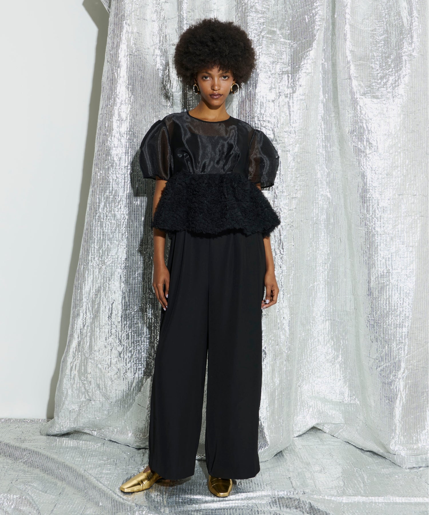 SWELL PEPLUM SET UP PANTS DRESS