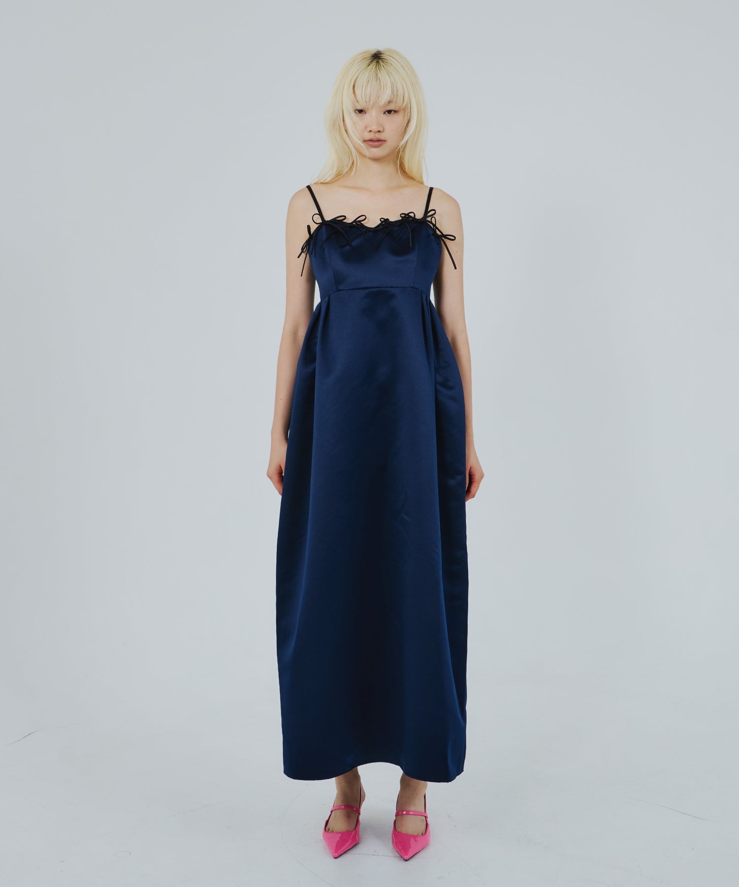 RIBBONS PUFFY VOLUME DRESS