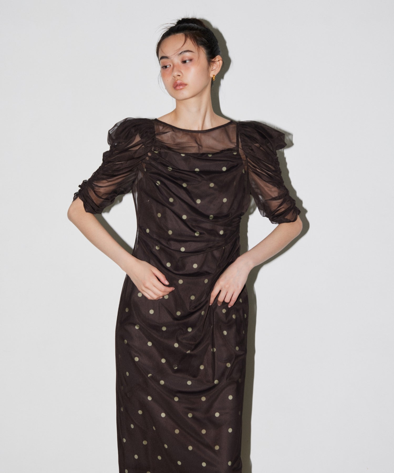 DOT LAYERED DRESS