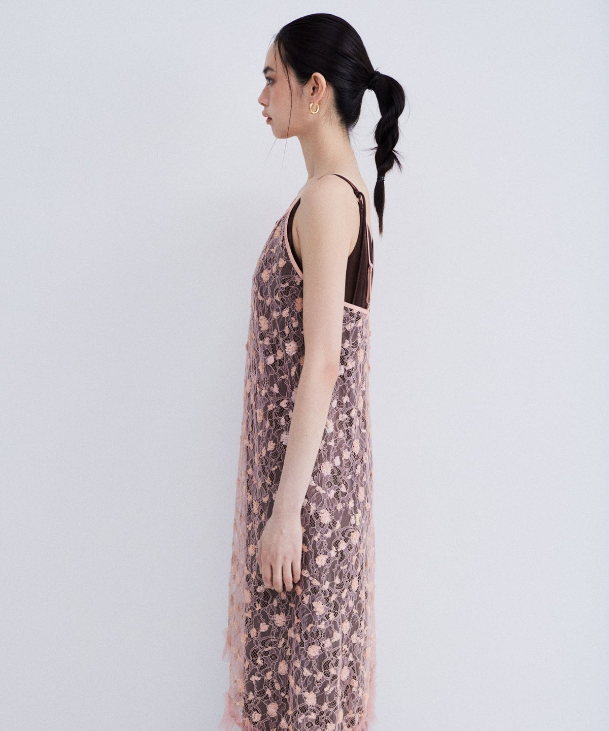 【POPUP】FLOWER SPANGLE CAMI DRESS