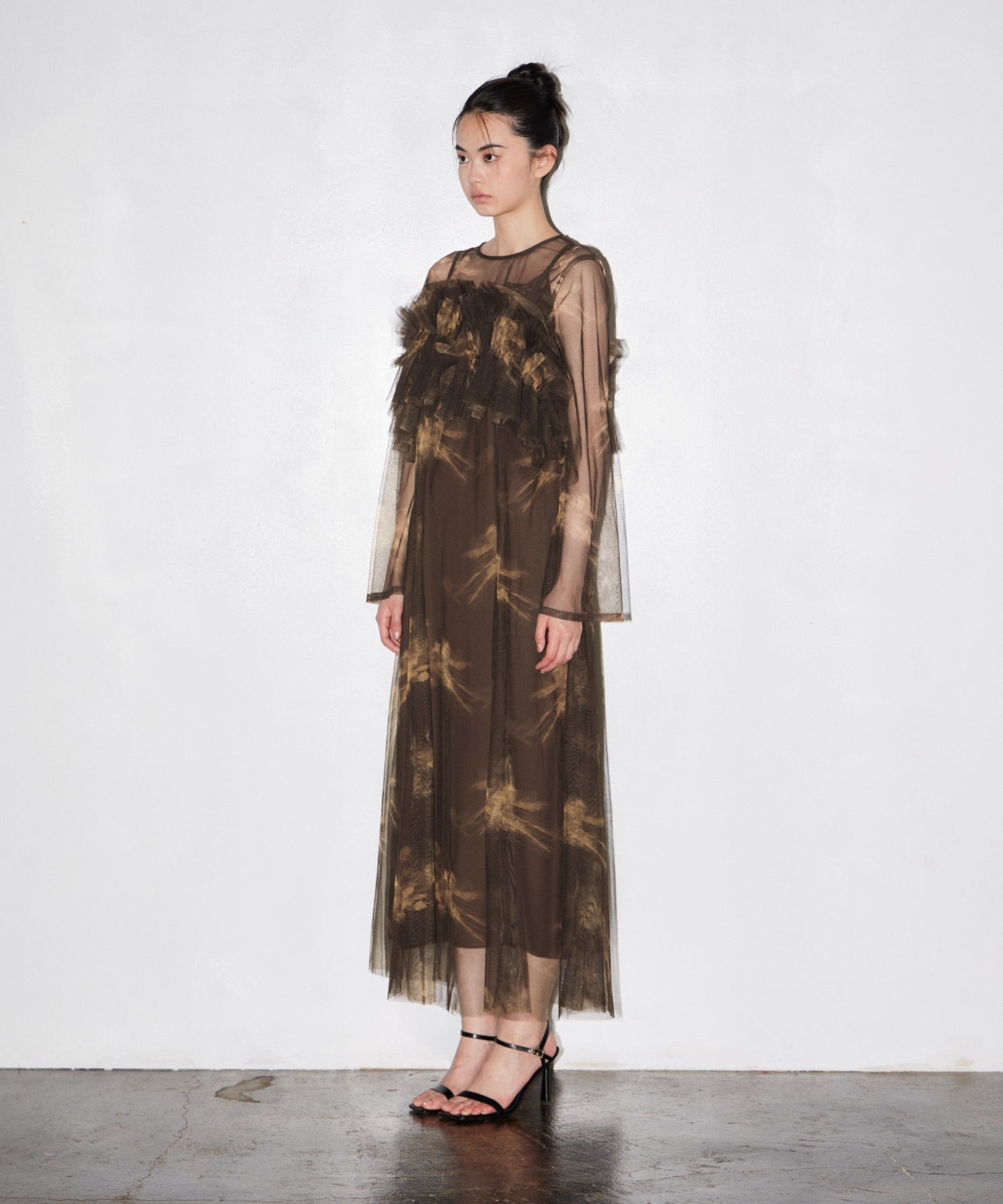 MULTIWAY VOLUME TULLE DRESS