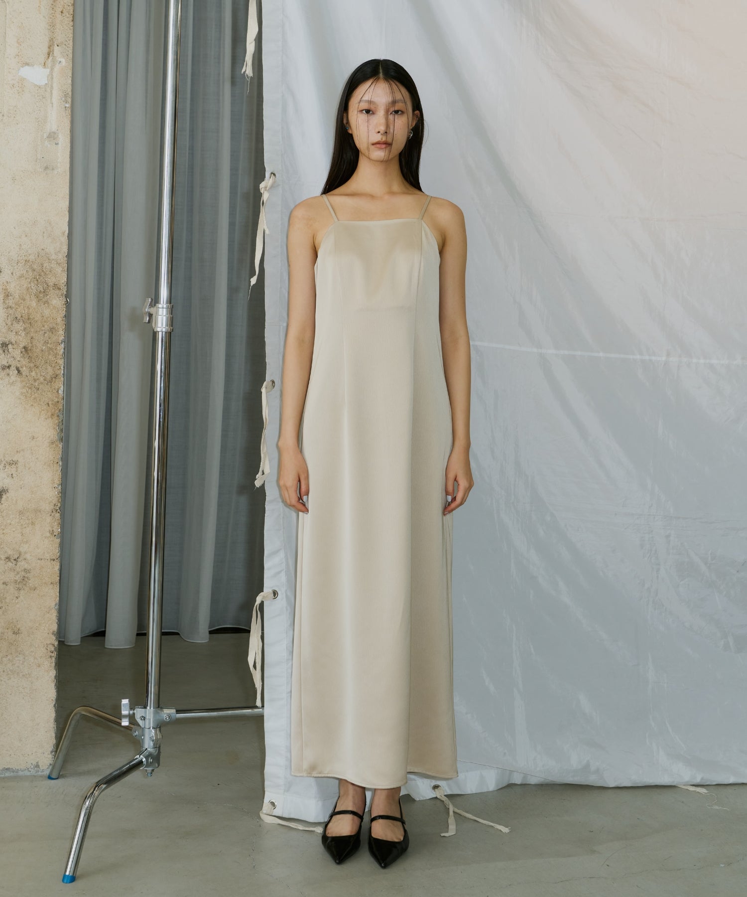 SATIN MINIMAL DRESS