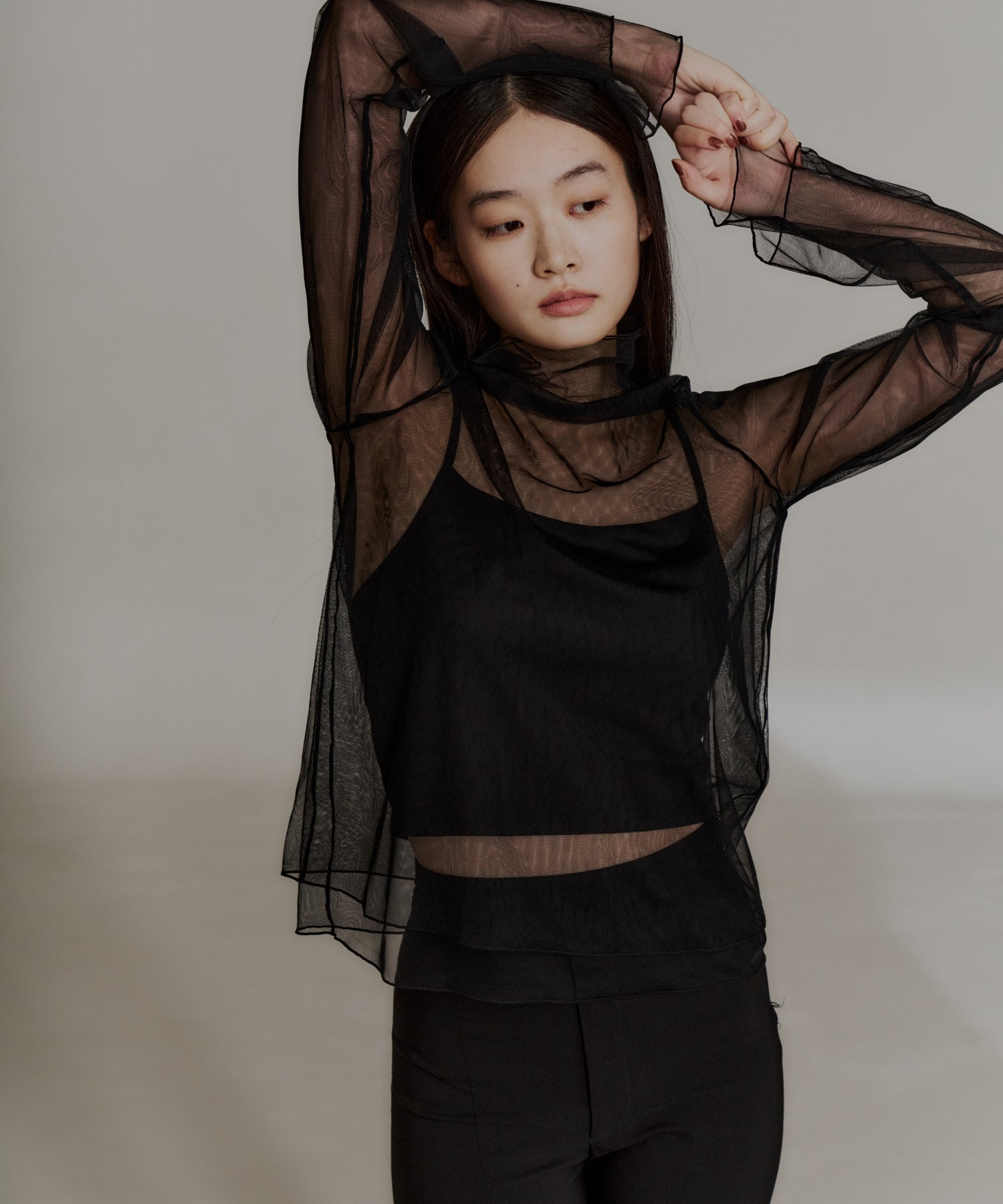 【POPUP】TULLE LAYERED TOPS