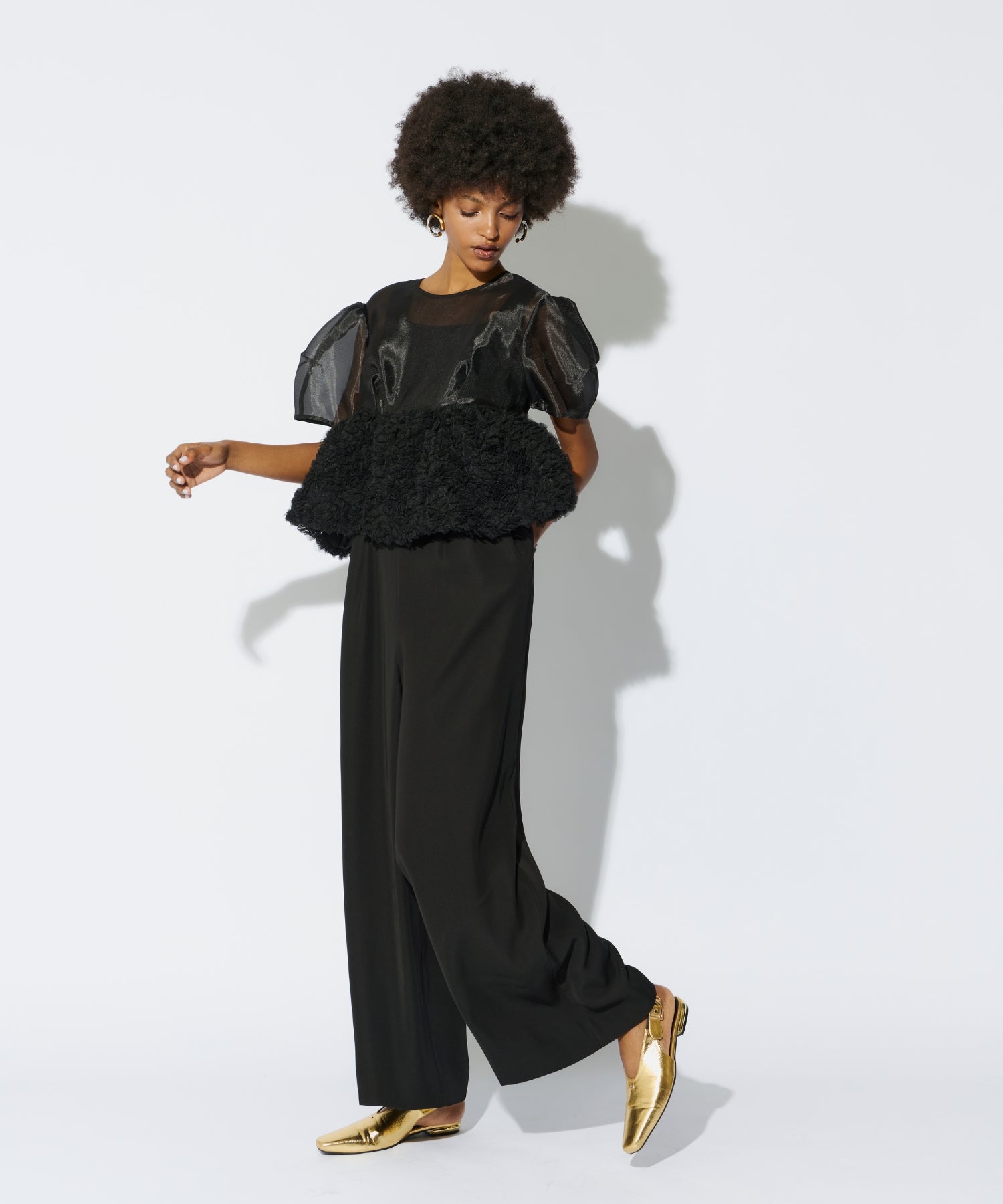 SWELL PEPLUM SET UP PANTS DRESS