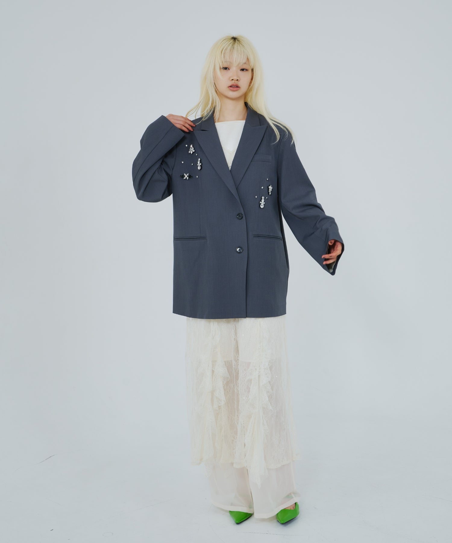 JEWELS SHINE BOXY JACKET