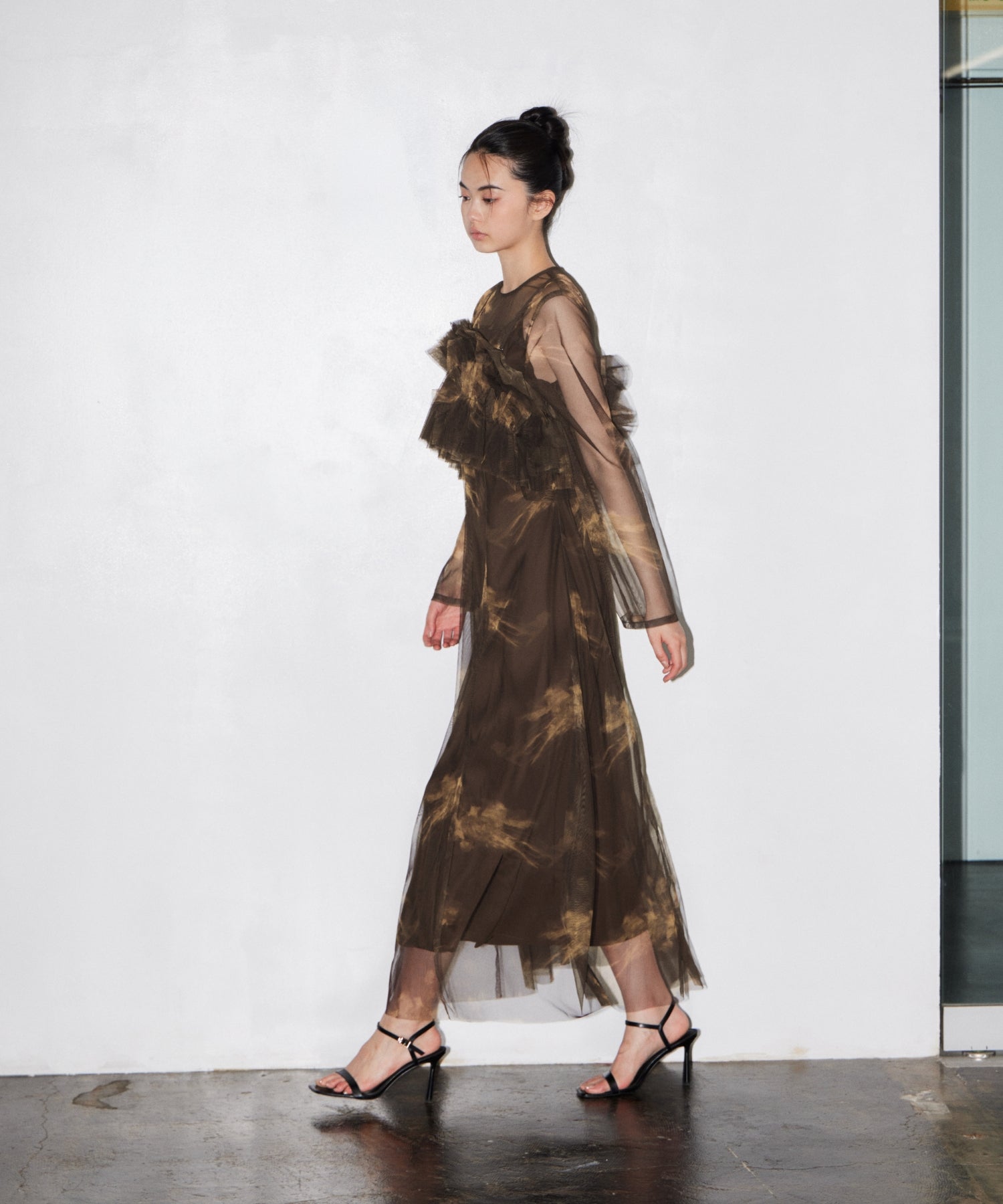 MULTIWAY VOLUME TULLE DRESS