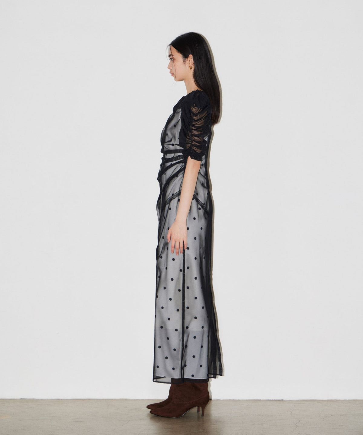 【POPUP】DOT LAYERED DRESS