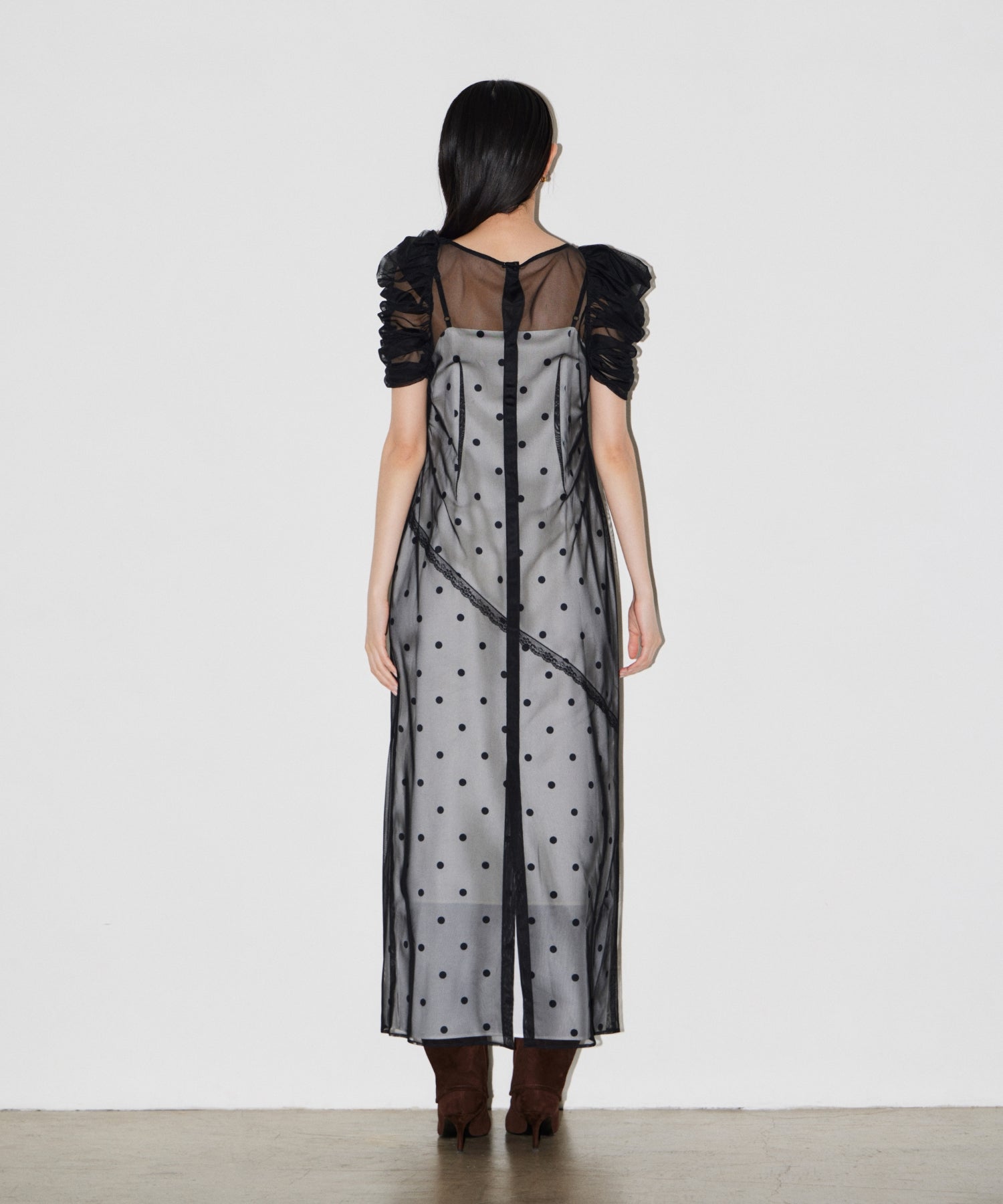 【POPUP】DOT LAYERED DRESS