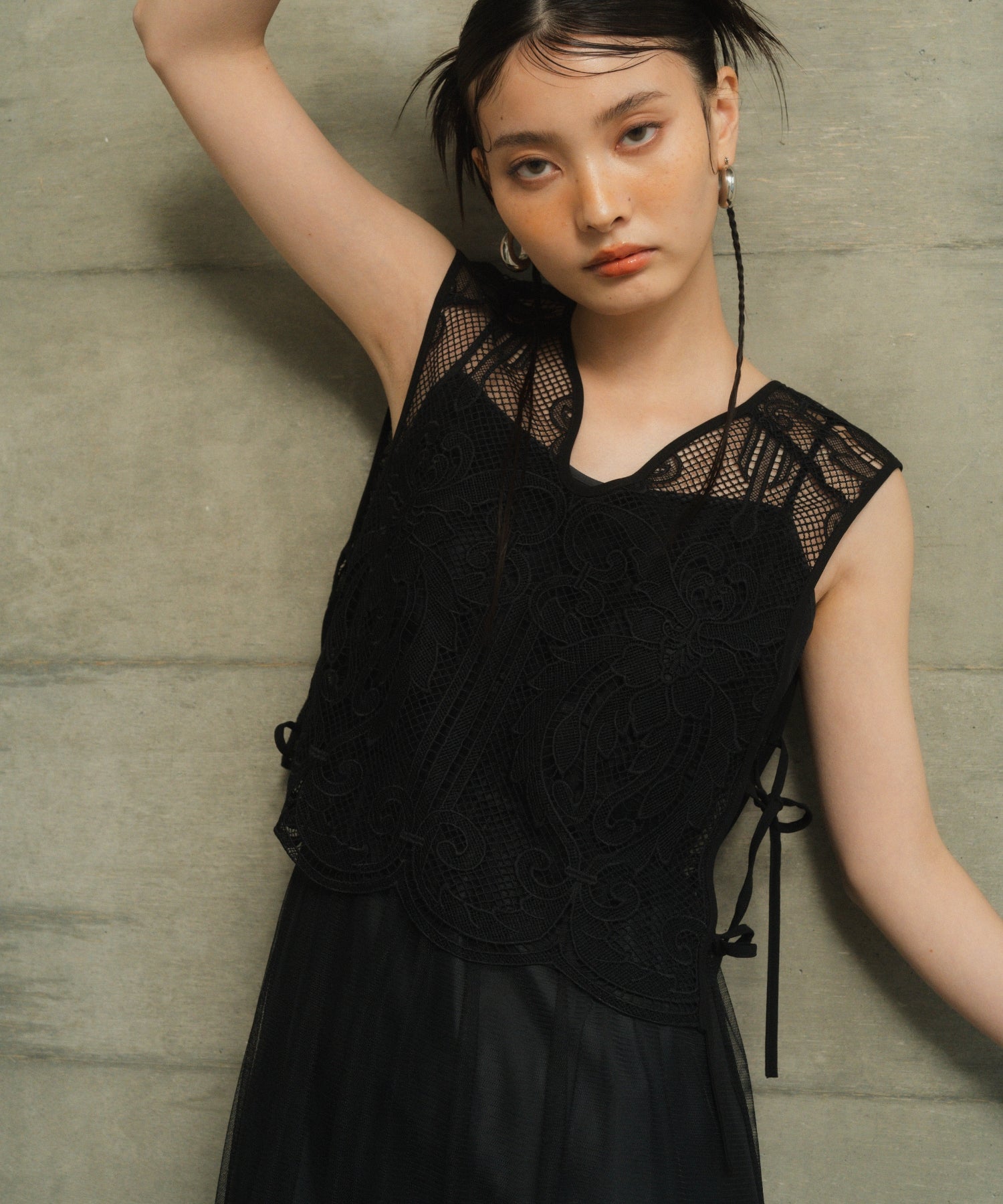TULLE LAYERED DRESS