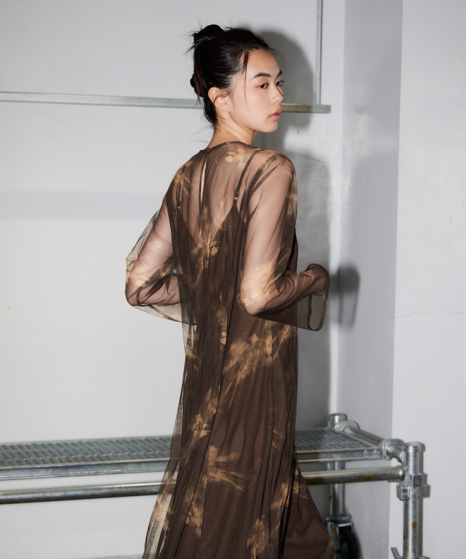 MULTIWAY VOLUME TULLE DRESS