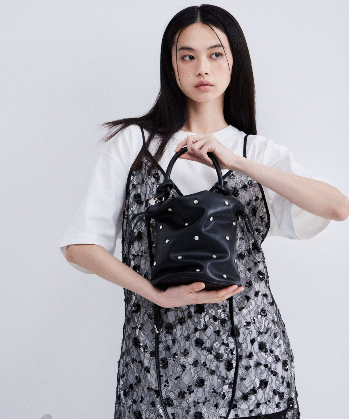 【POPUP】FLOWER SPANGLE CAMI DRESS