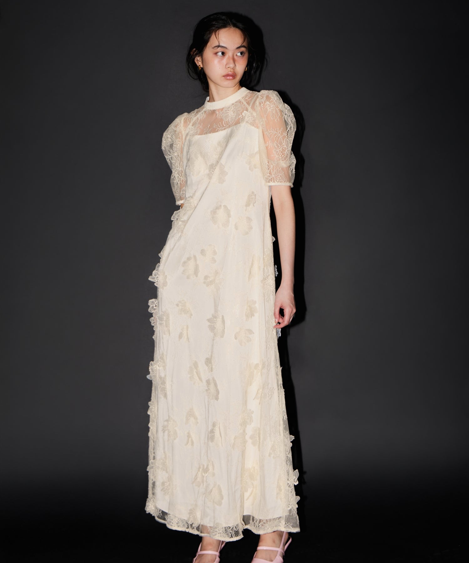FLOWER LACE DRESS