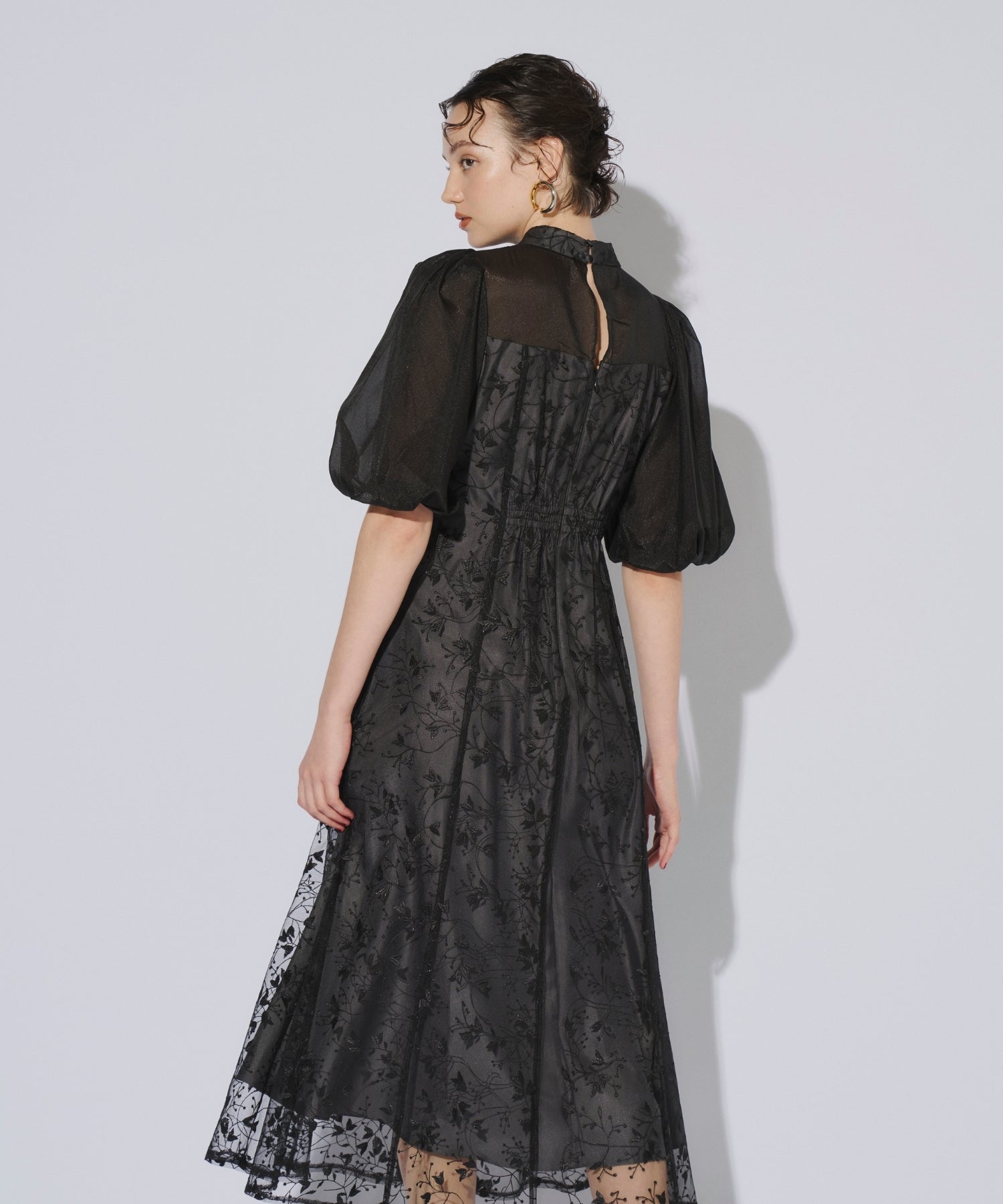 ORGANDY SLEEVE DRESS