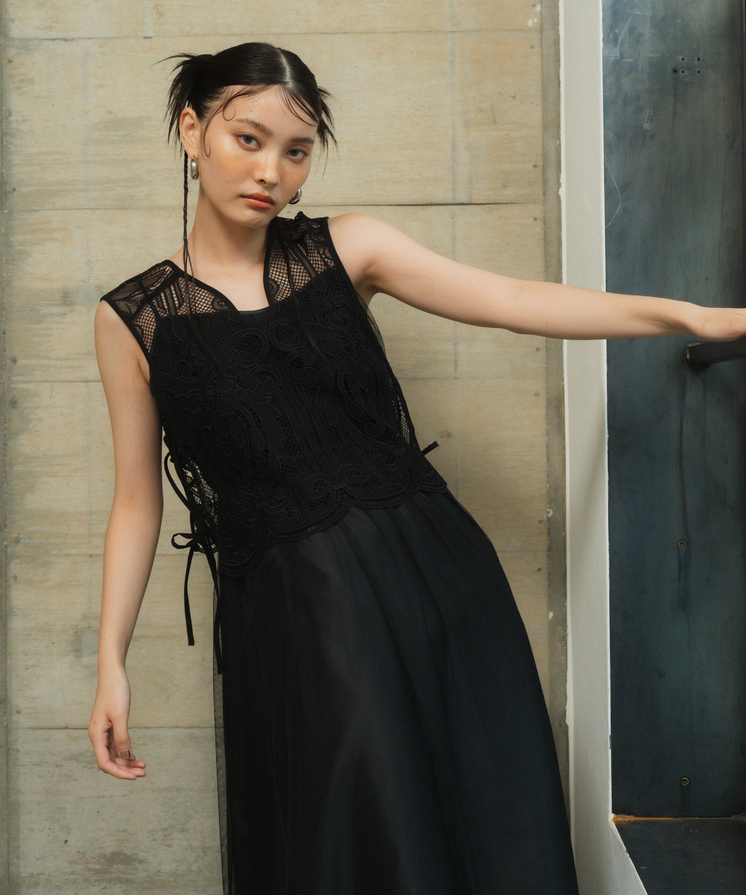 TULLE LAYERED DRESS