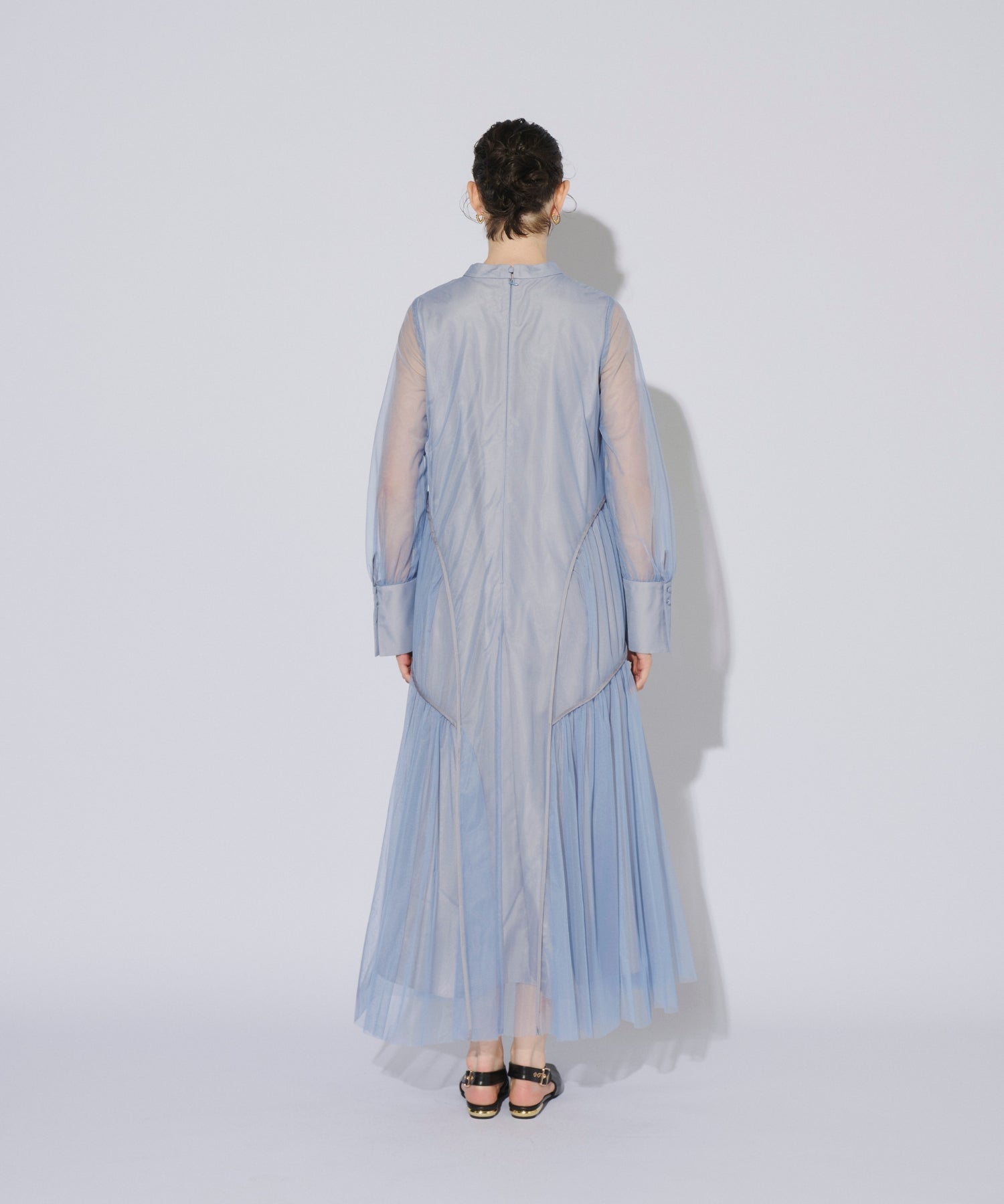 PIPING TULLE DRESS