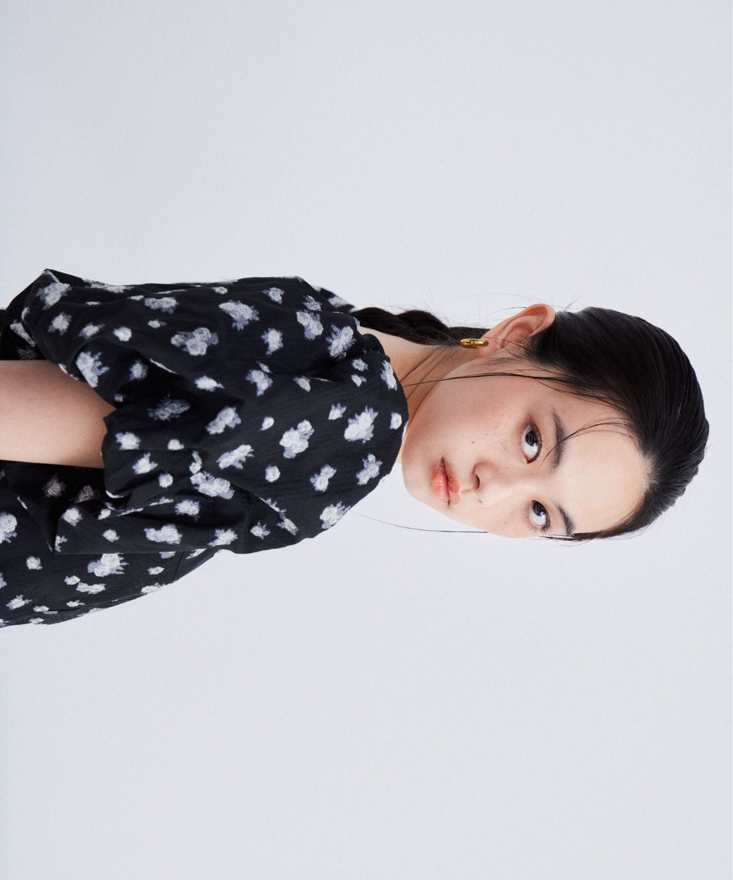 FLOWER JACQUARD FORME DRESS