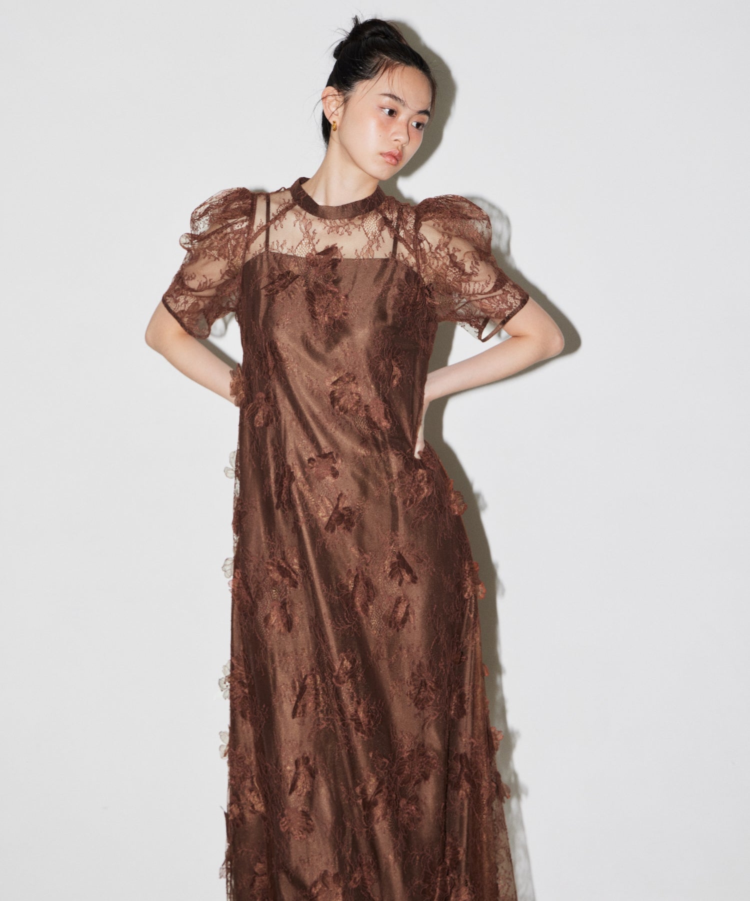 FLOWER LACE DRESS