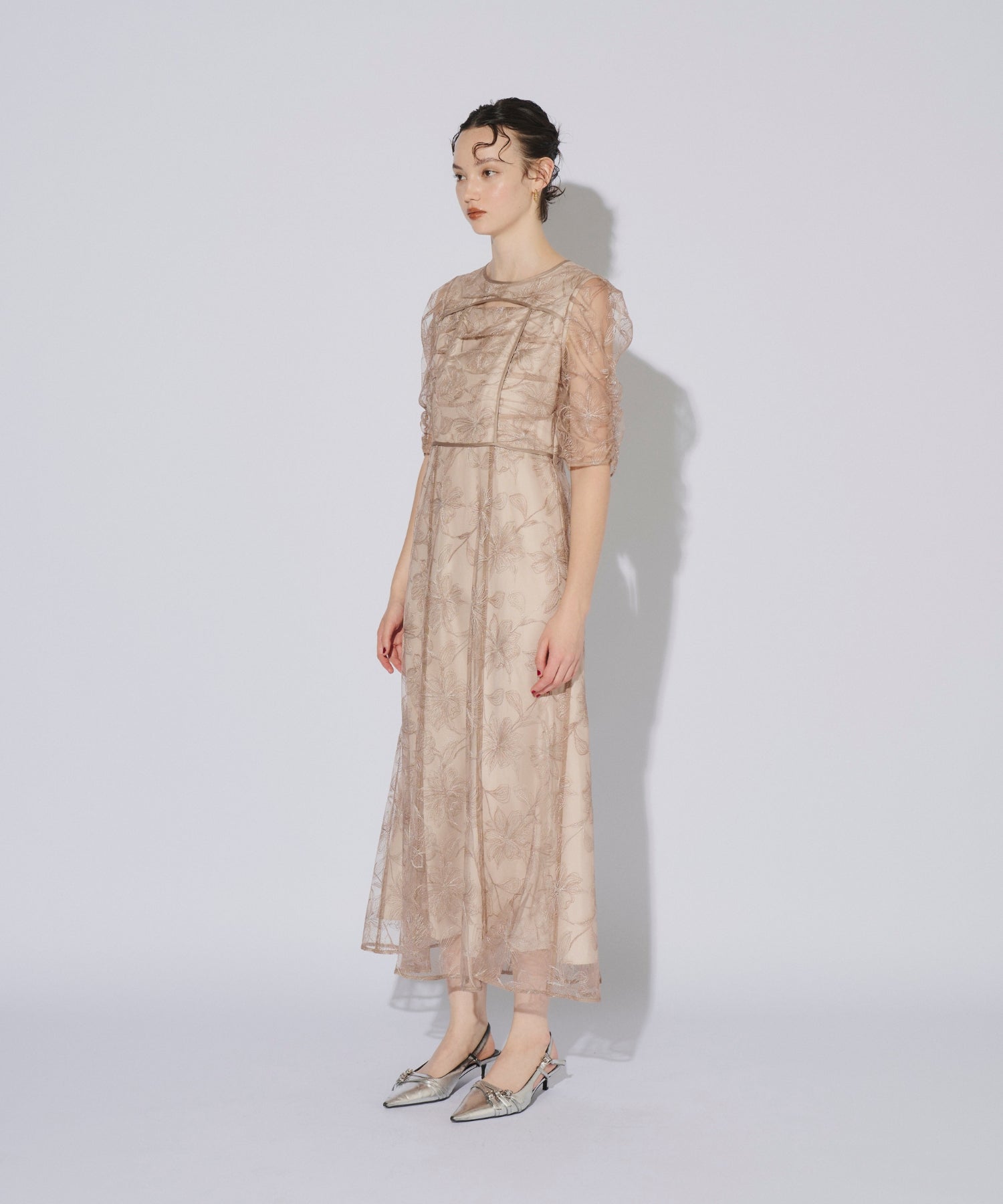 YOKE SLIT DRESS