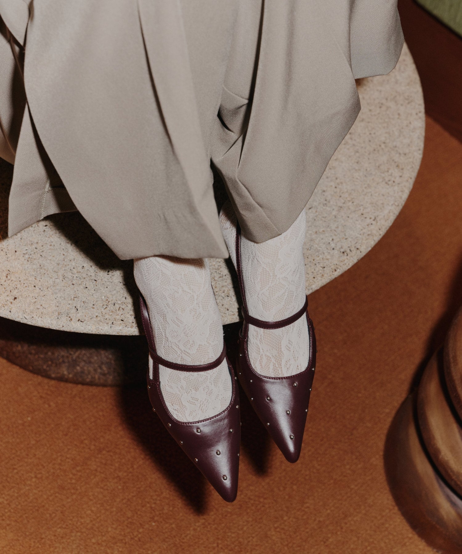 【POPUP】STUDS SLINGBACK ALWAYS SHOES