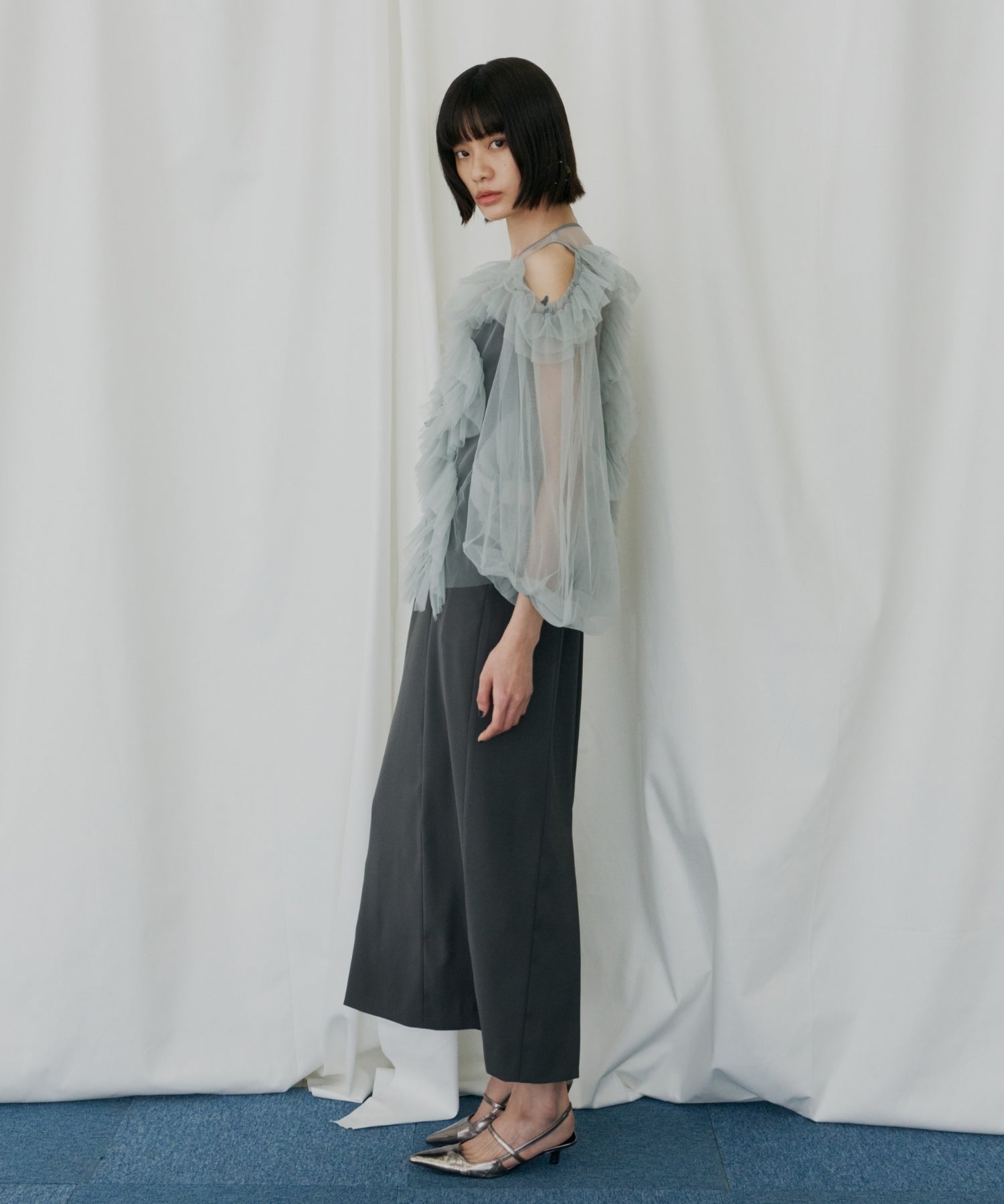 ZIGZAG TULLE DRESS