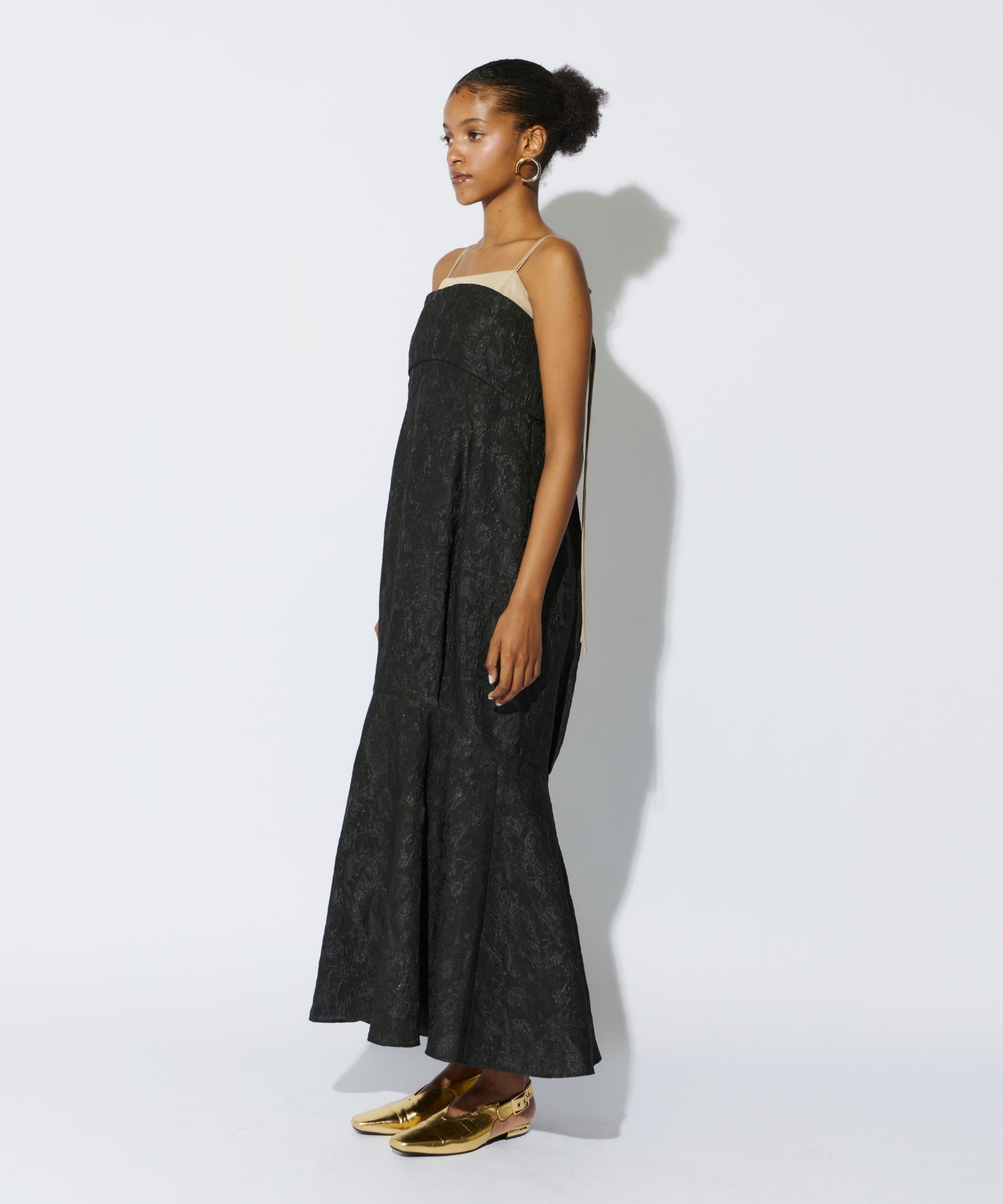 JACQUARD ZIPPER DRESS