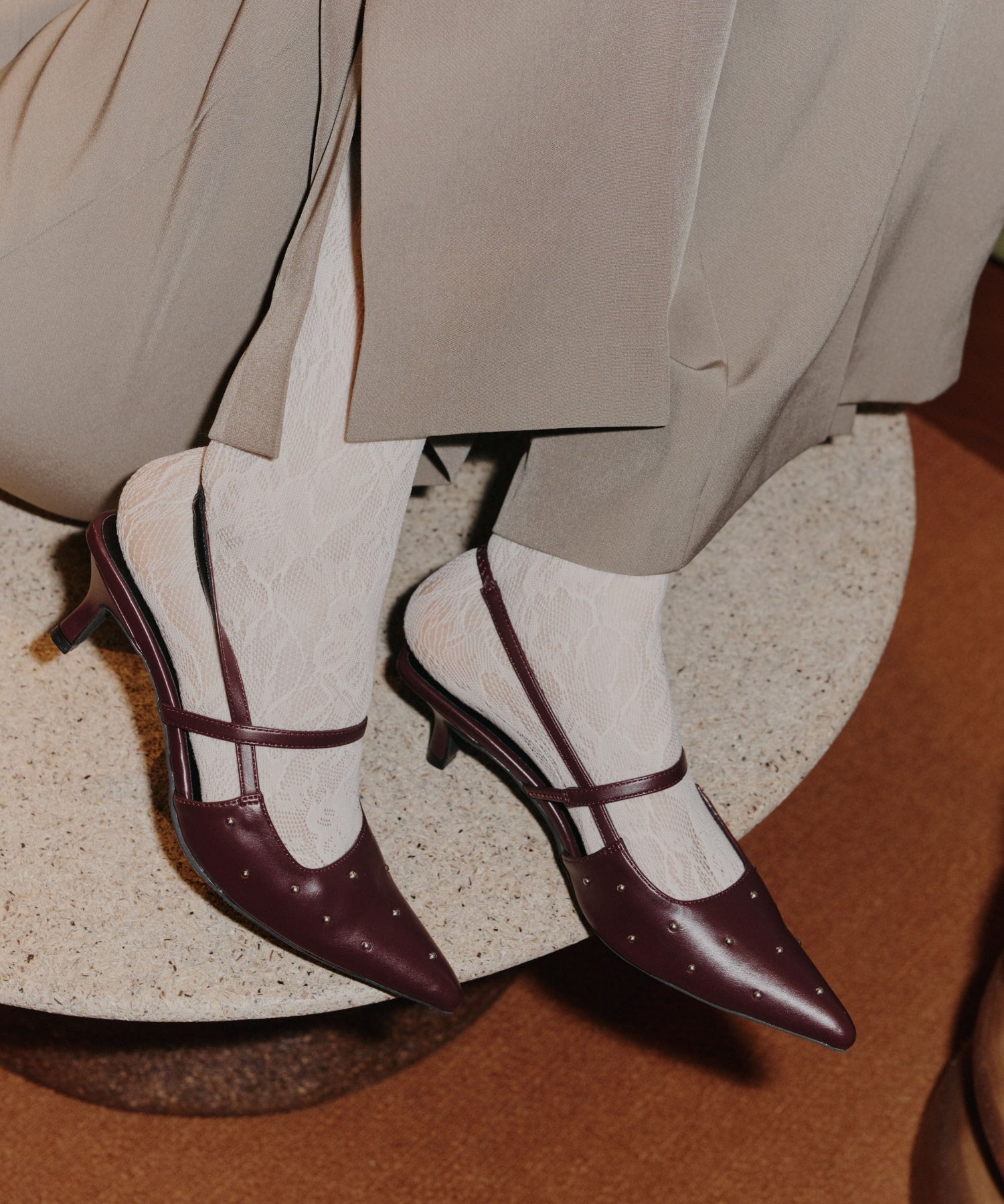 【POPUP】STUDS SLINGBACK ALWAYS SHOES