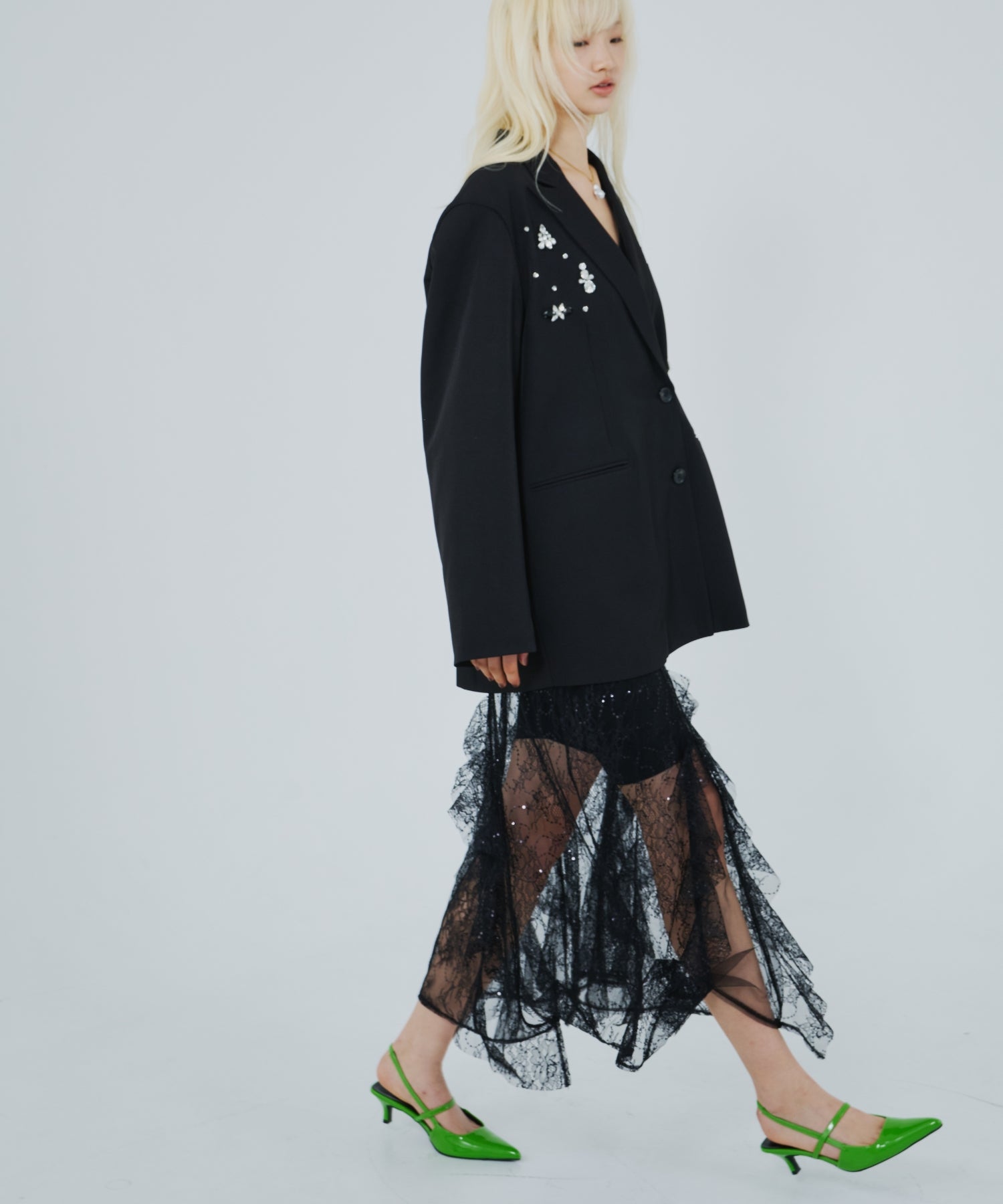 JEWELS SHINE BOXY JACKET