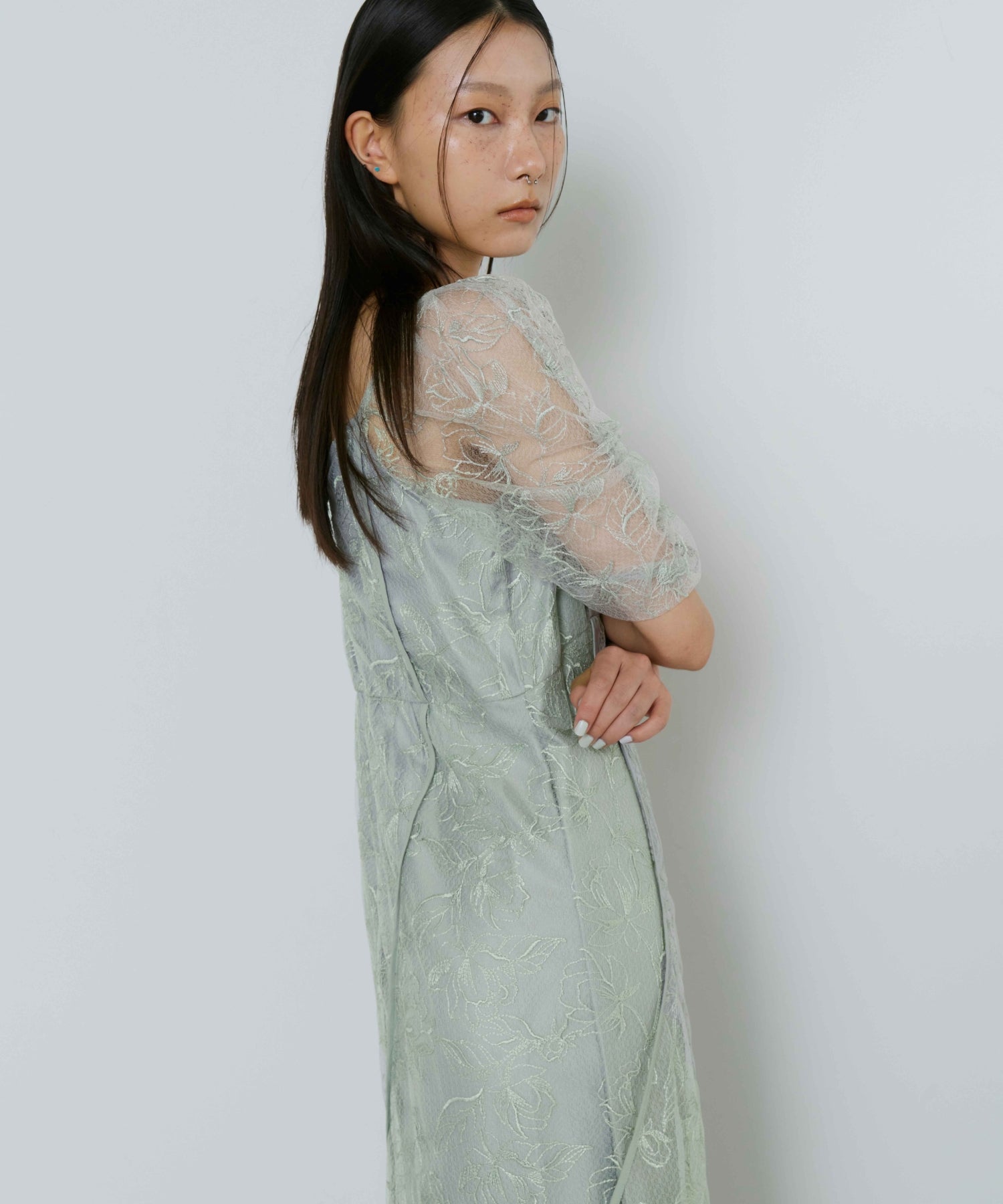 WAVE PIPING FRARE DRESS