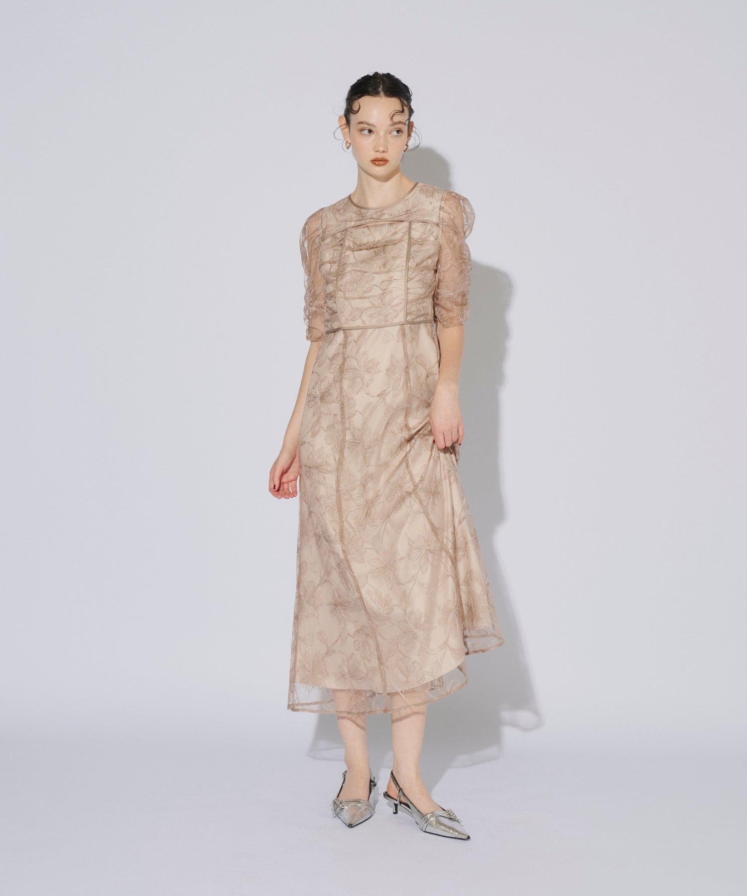 YOKE SLIT DRESS