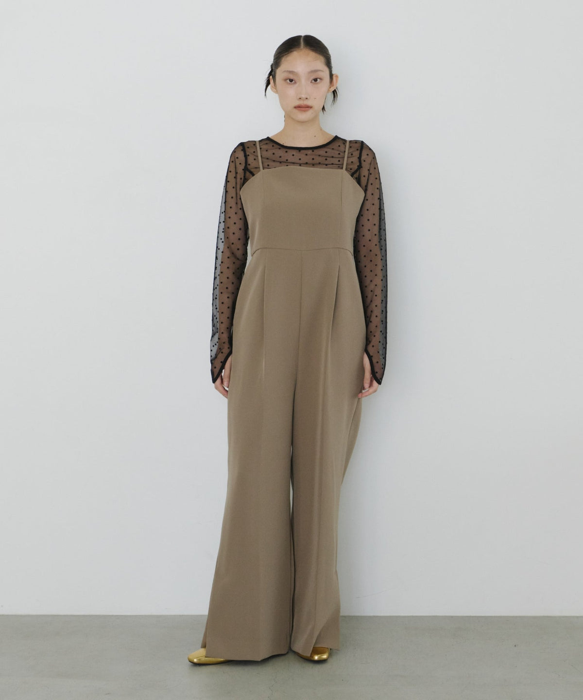 【POPUP】DOT SHEER TOPS