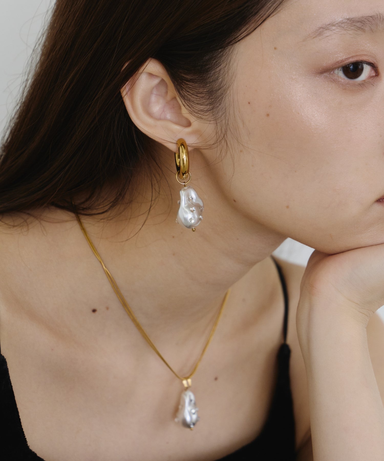 【POPUP】BAROQUE PEARL PIERCE