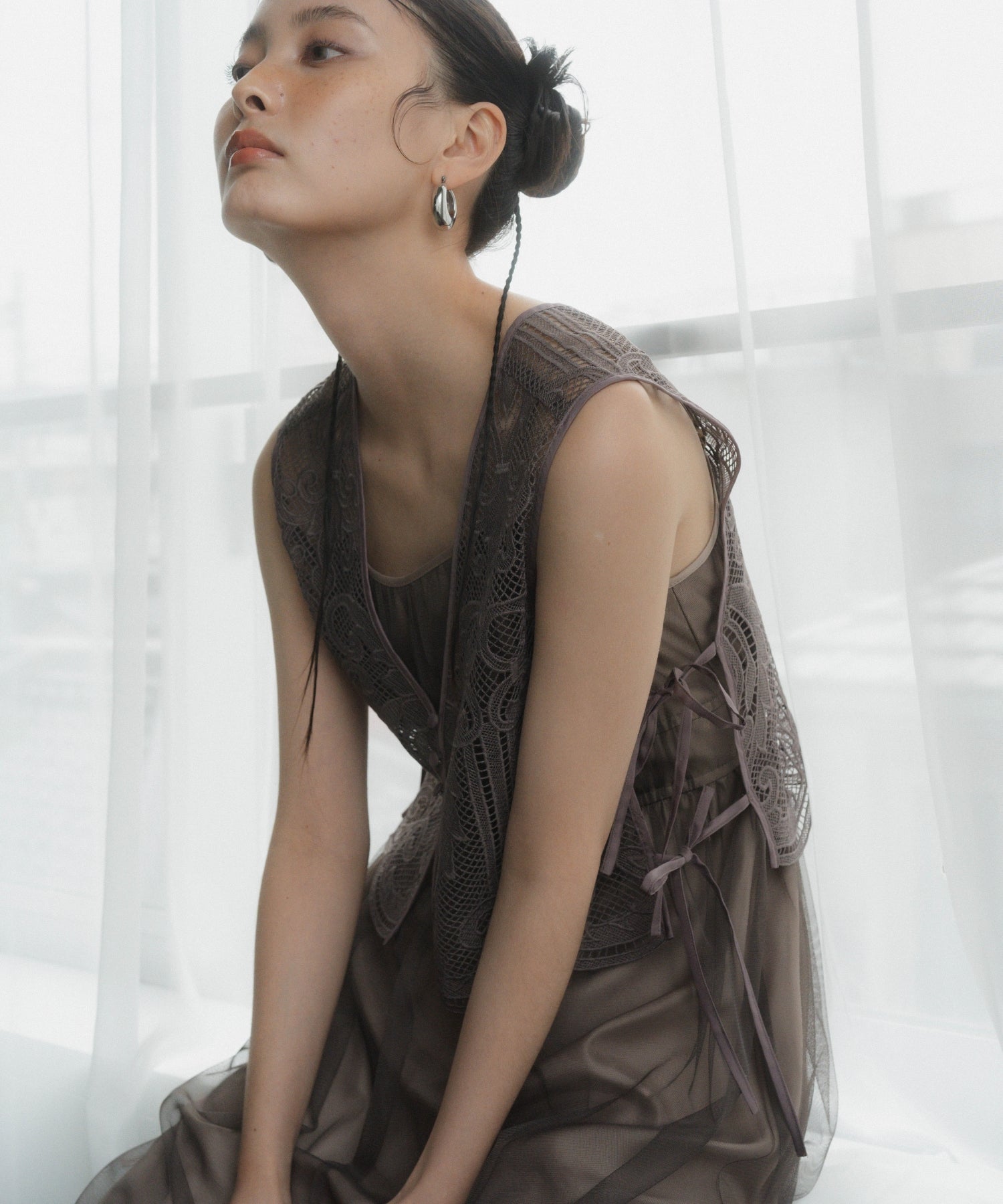 TULLE LAYERED DRESS