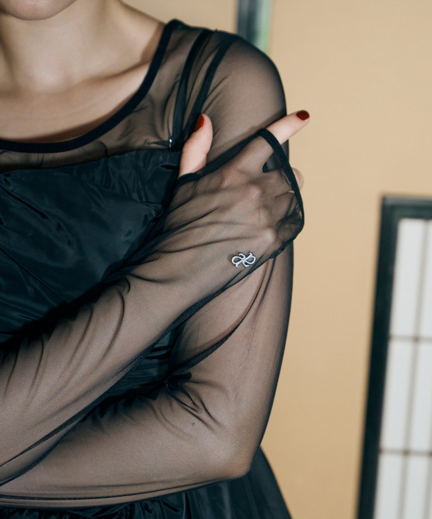 SHIRRING GATHER SETUP DRESS