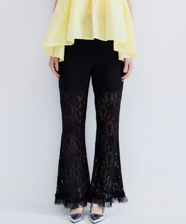 LACE FLARE PANTS