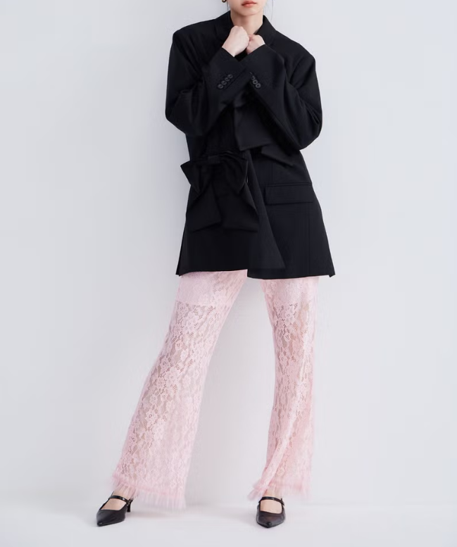 LACE FLARE PANTS