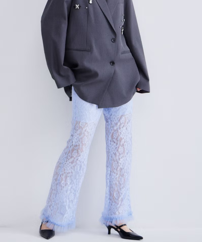 LACE FLARE PANTS