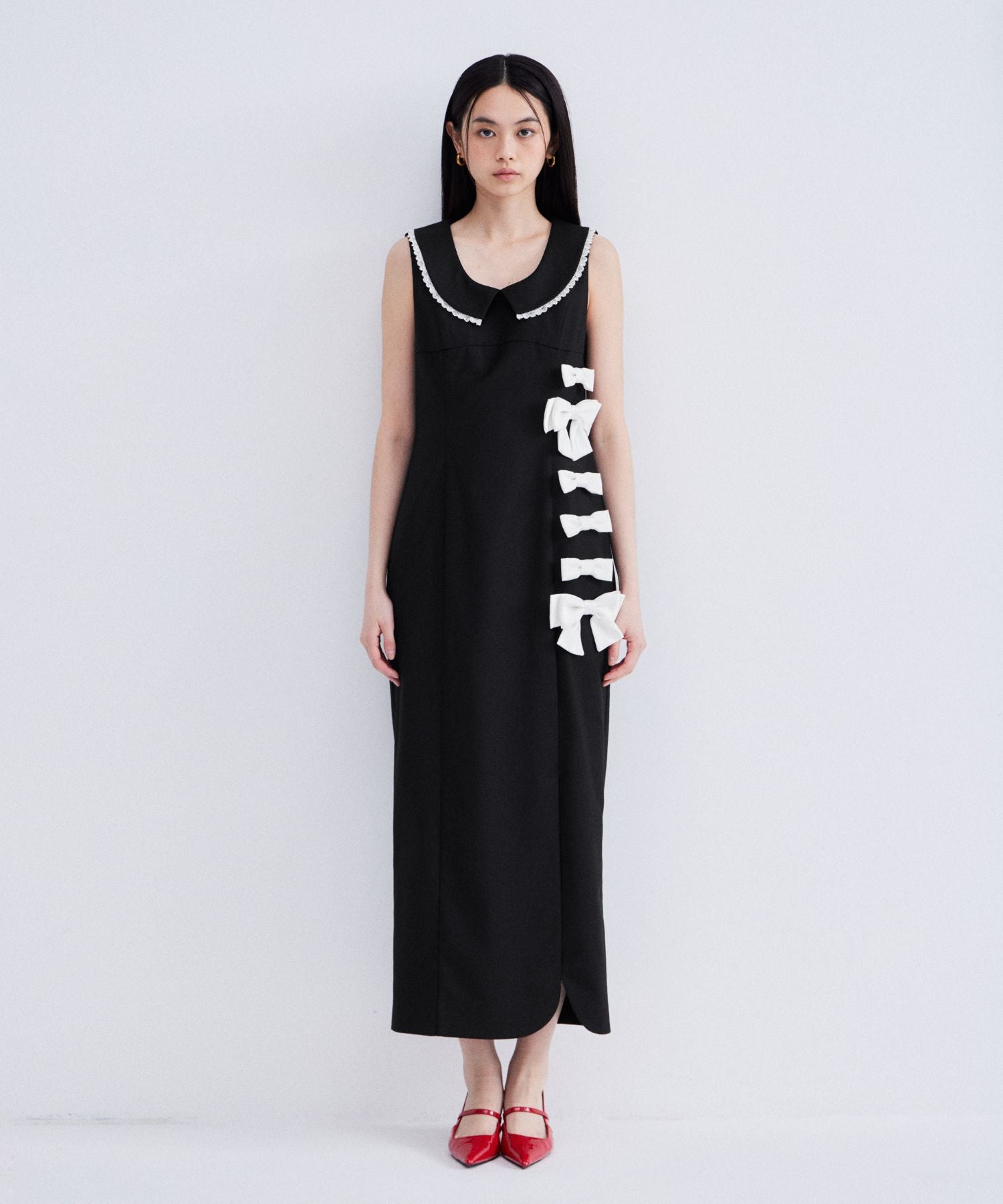 MIXED RIBBON LINE DRESS