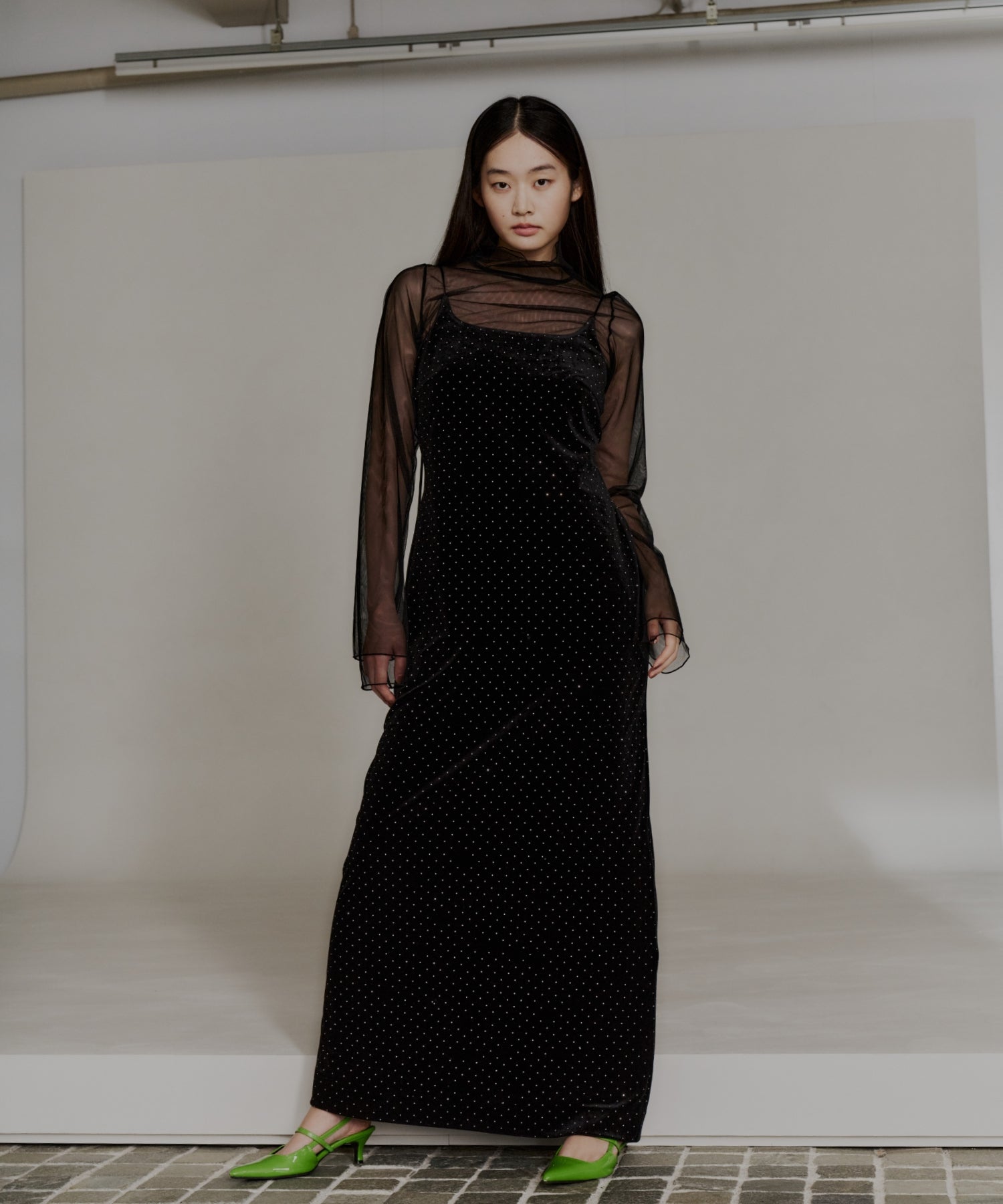 【POPUP】TULLE LAYERED TOPS