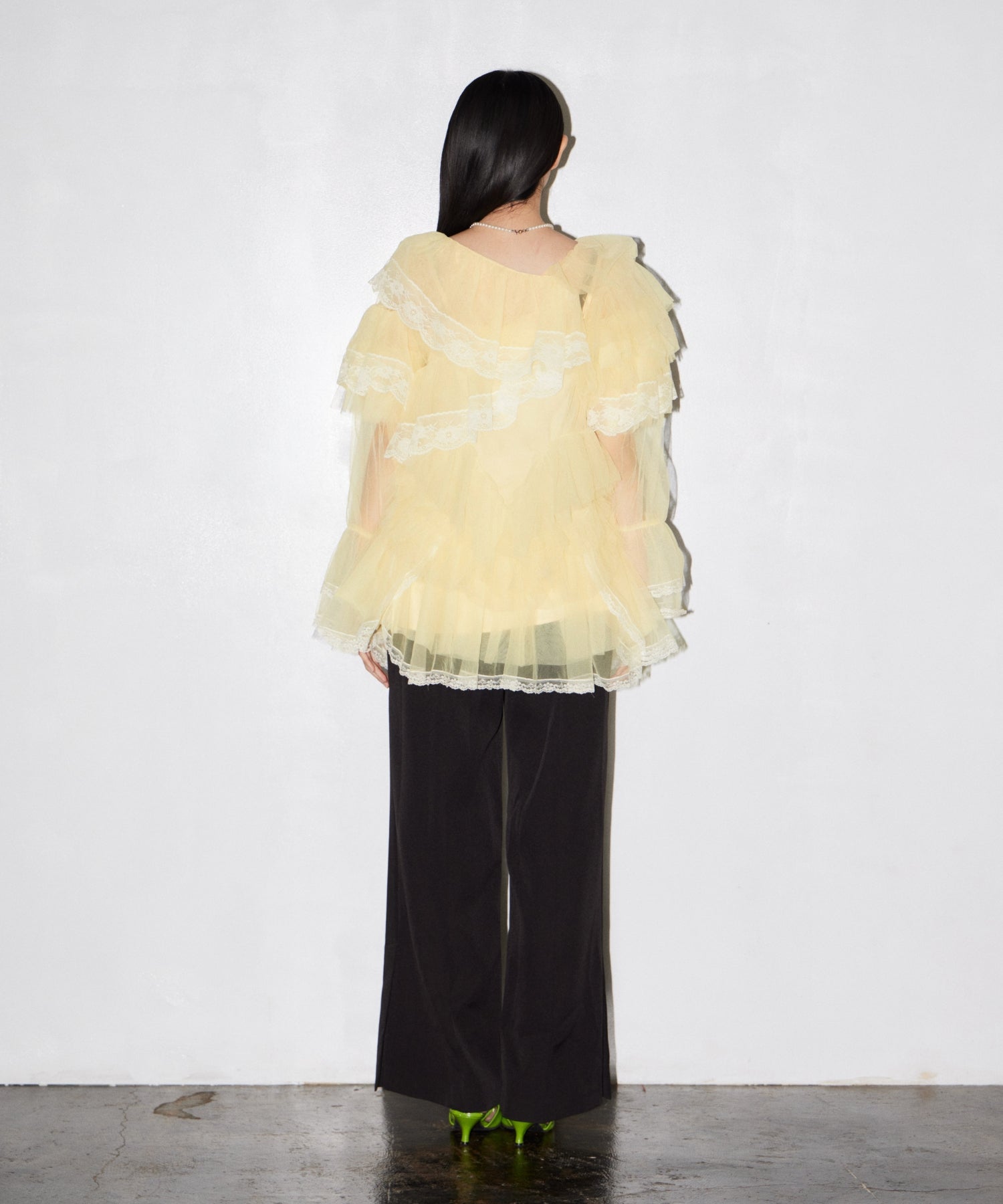 RUFFLE TULLE TOPS & MINI DRESS