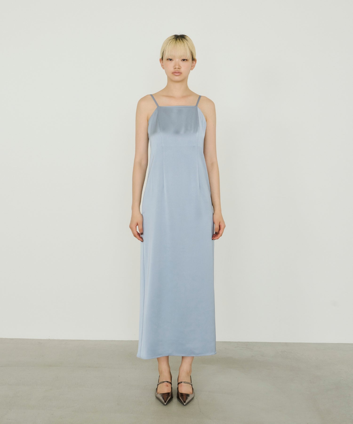 SATIN MINIMAL DRESS