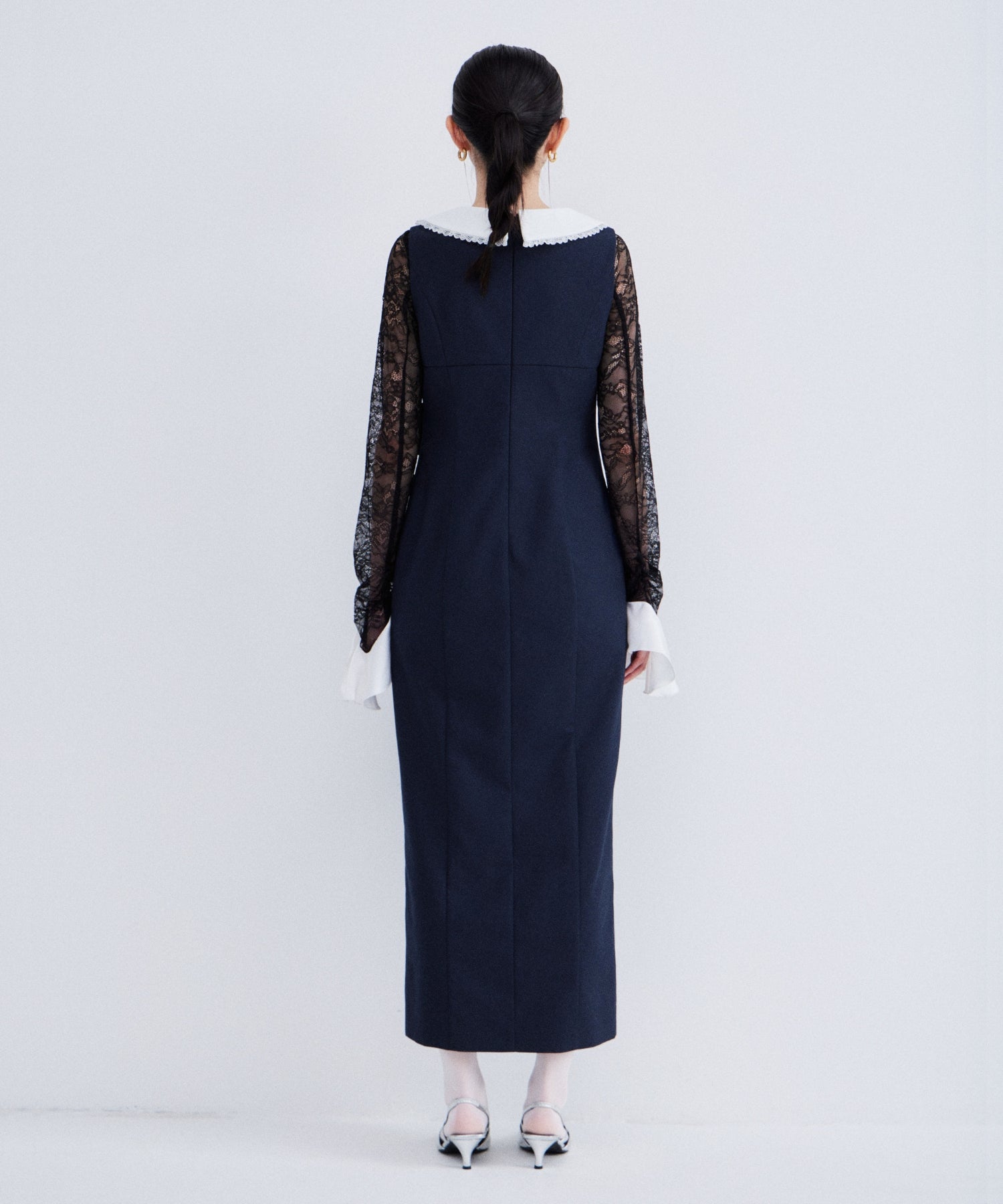 MIXED RIBBON LINE DRESS