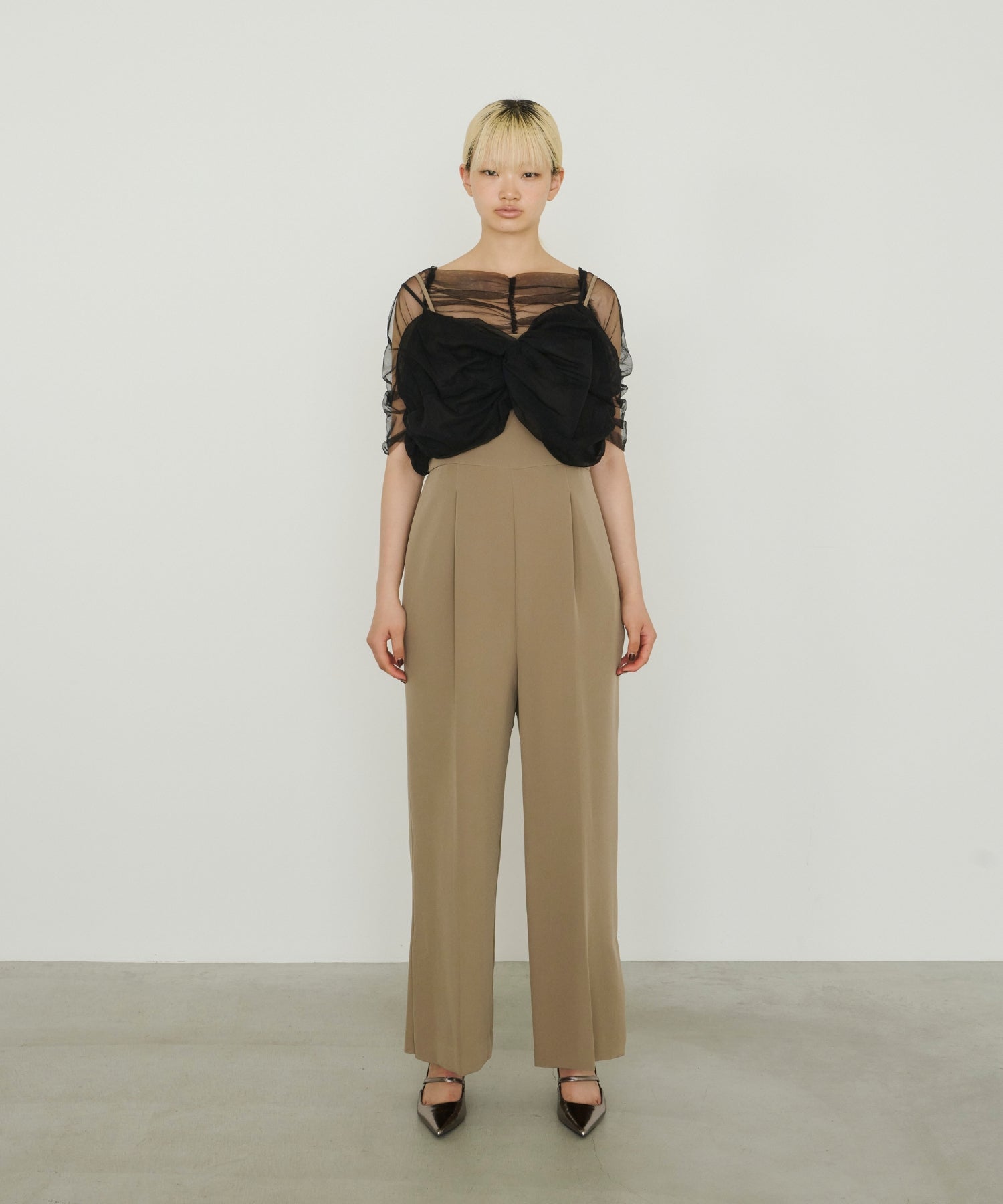 TWISTED BUSTIER LAYERED TOPS