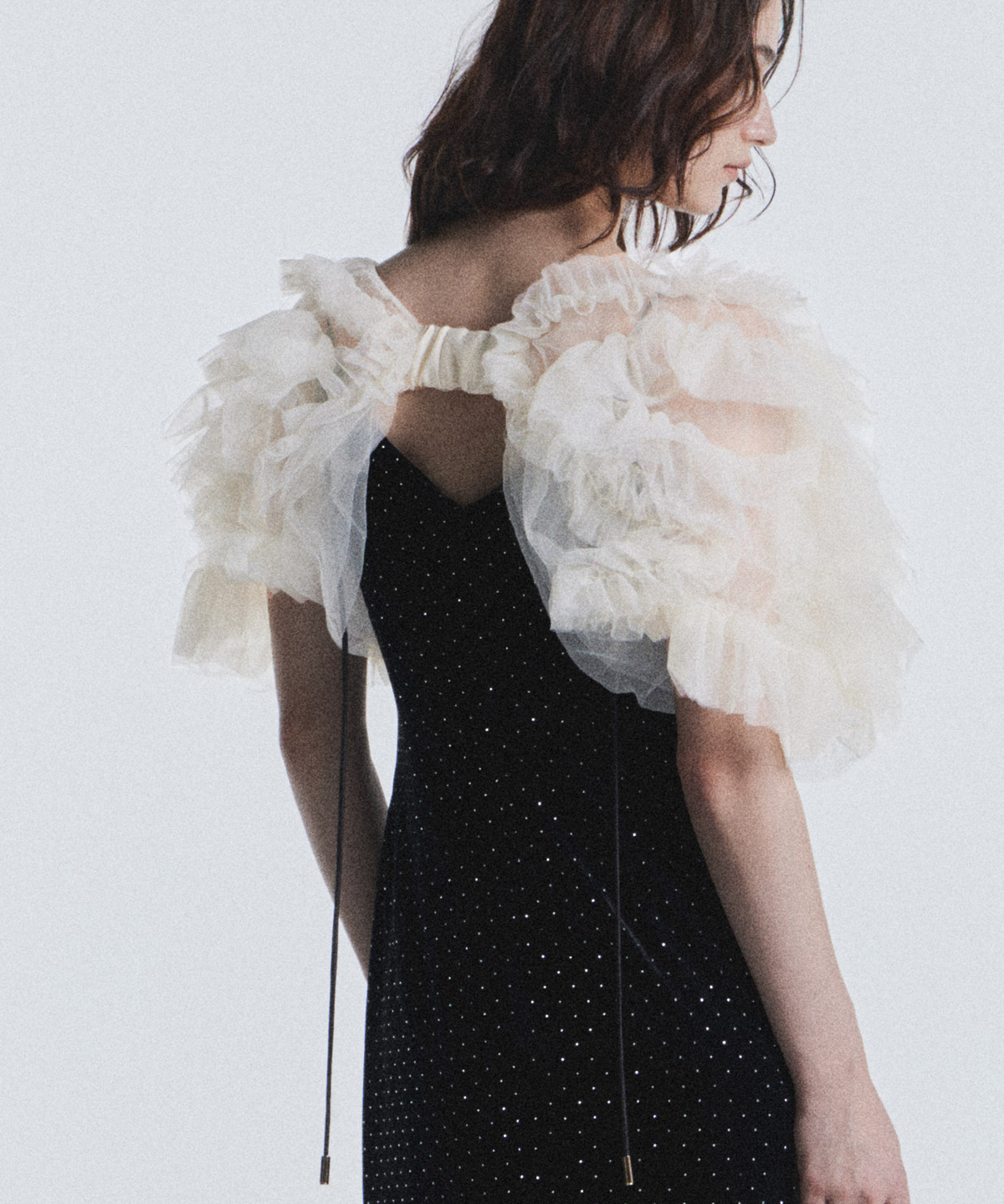 MIXING FRILLS BOLERO